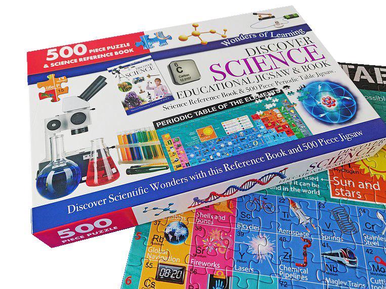 Wonders Of Learning: Discover Science Educational Jigsaw & Book
