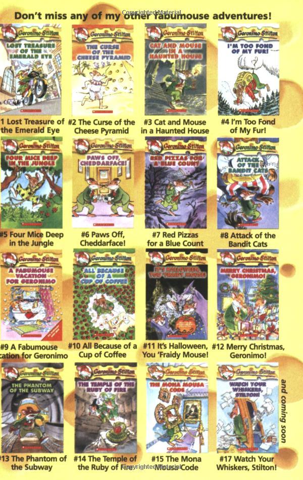Geronimo Stilton A Cheese Colored Camper (No. 16)