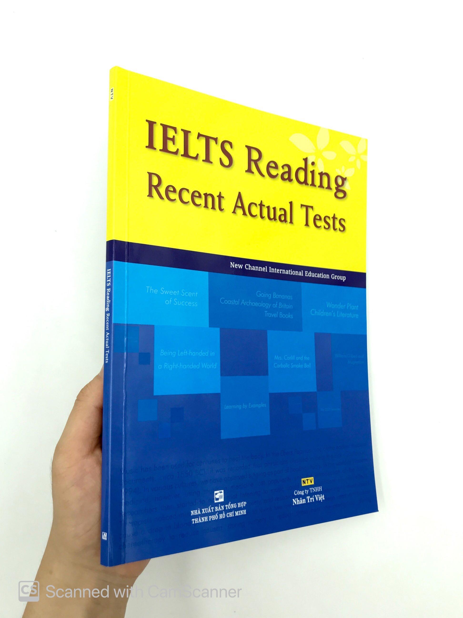 IELTS Reading - Recent Actual Tests