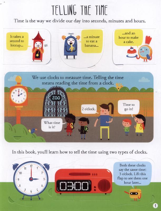 Usborne Lift-the-Flap Telling the Time