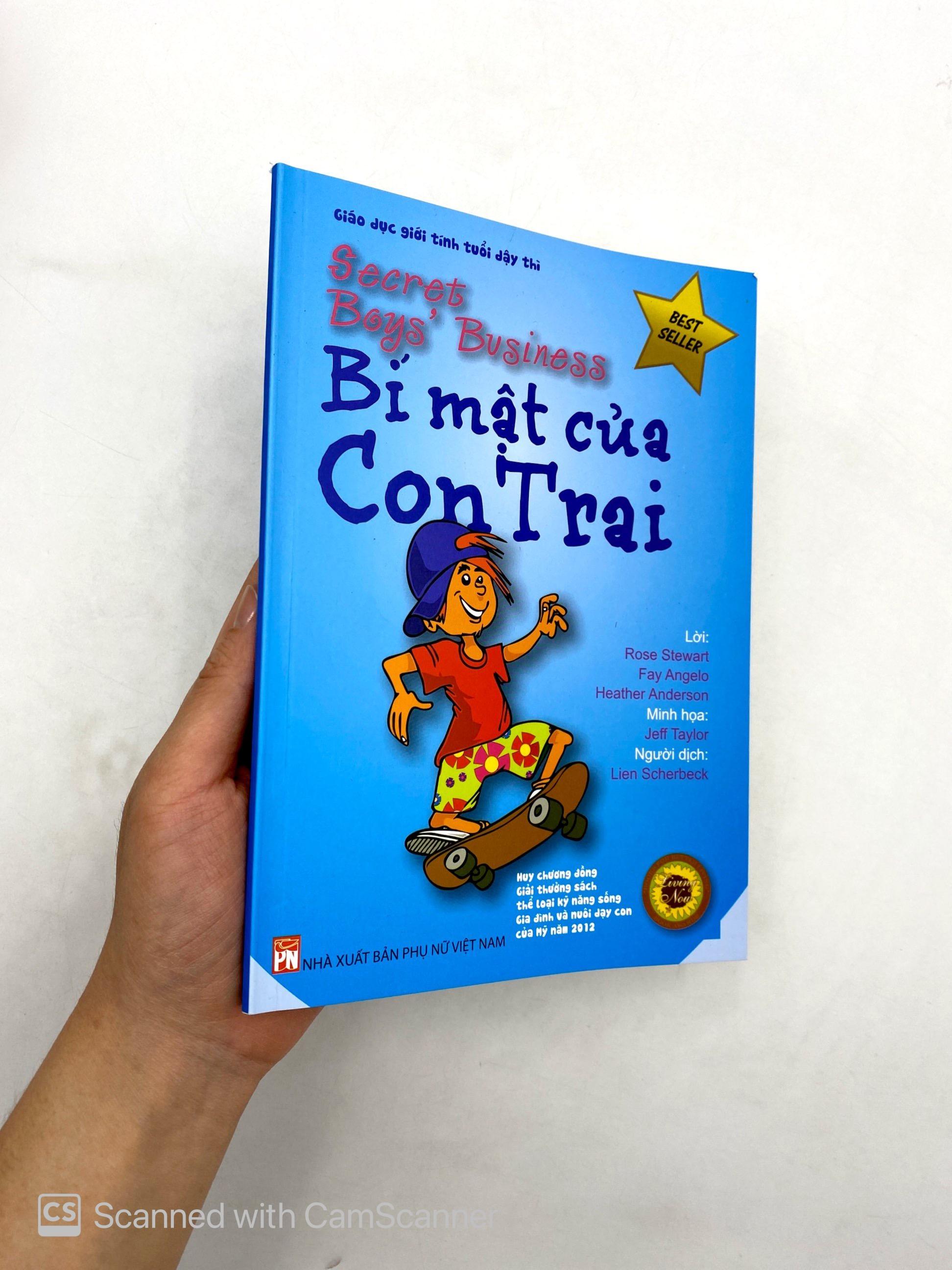 Giáo Dục Giới Tính Tuổi Dậy Thì - Bí Mật Của Con Trai (Tái Bản 2021)