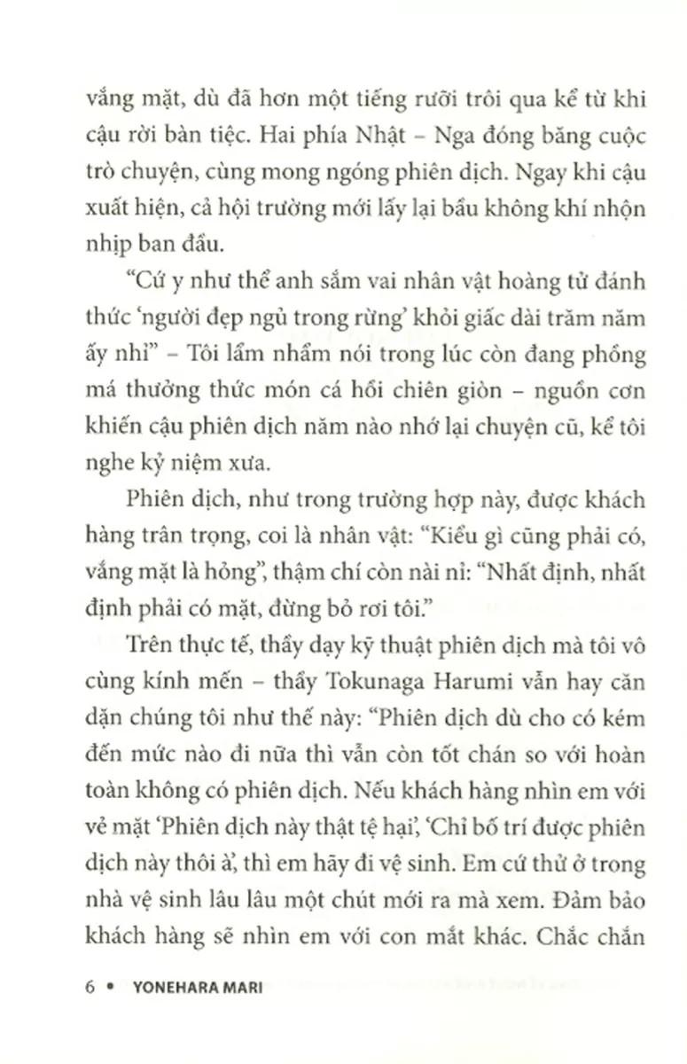 Trải Lòng Về Nghề Phiên Dịch