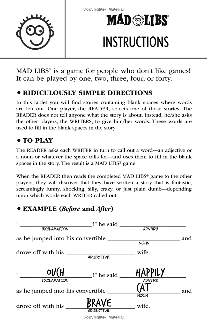 Happy Howl-o-ween Mad Libs: World