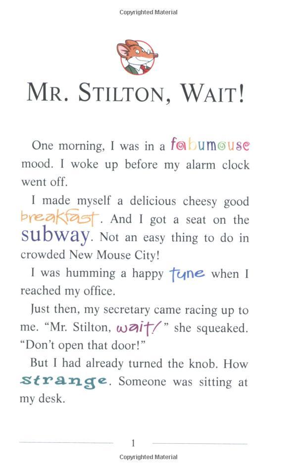 Geronimo Stilton A Cheese Colored Camper (No. 16)