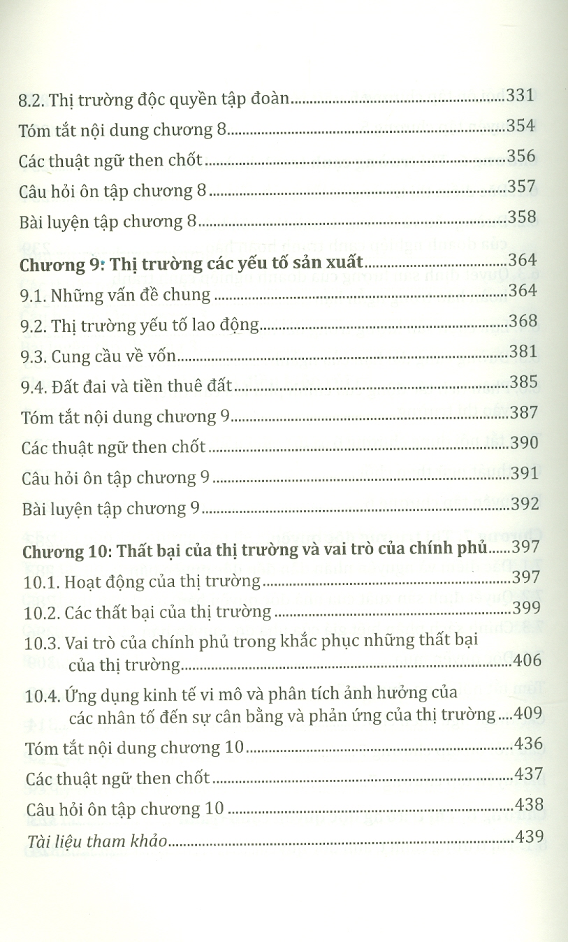 Giáo Trình Kinh Tế Vi Mô - TS. Vũ Trọng Phong & TS. Trần Thị Hòa - (bìa mềm)