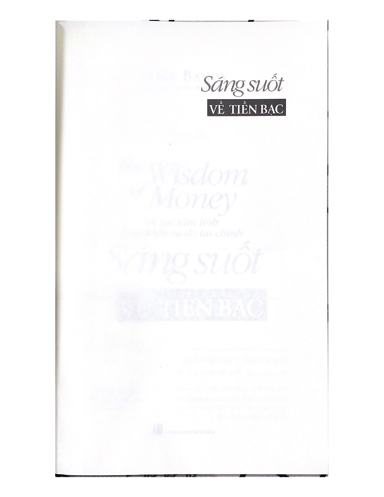 Sáng Suốt Về Tiền bạc
