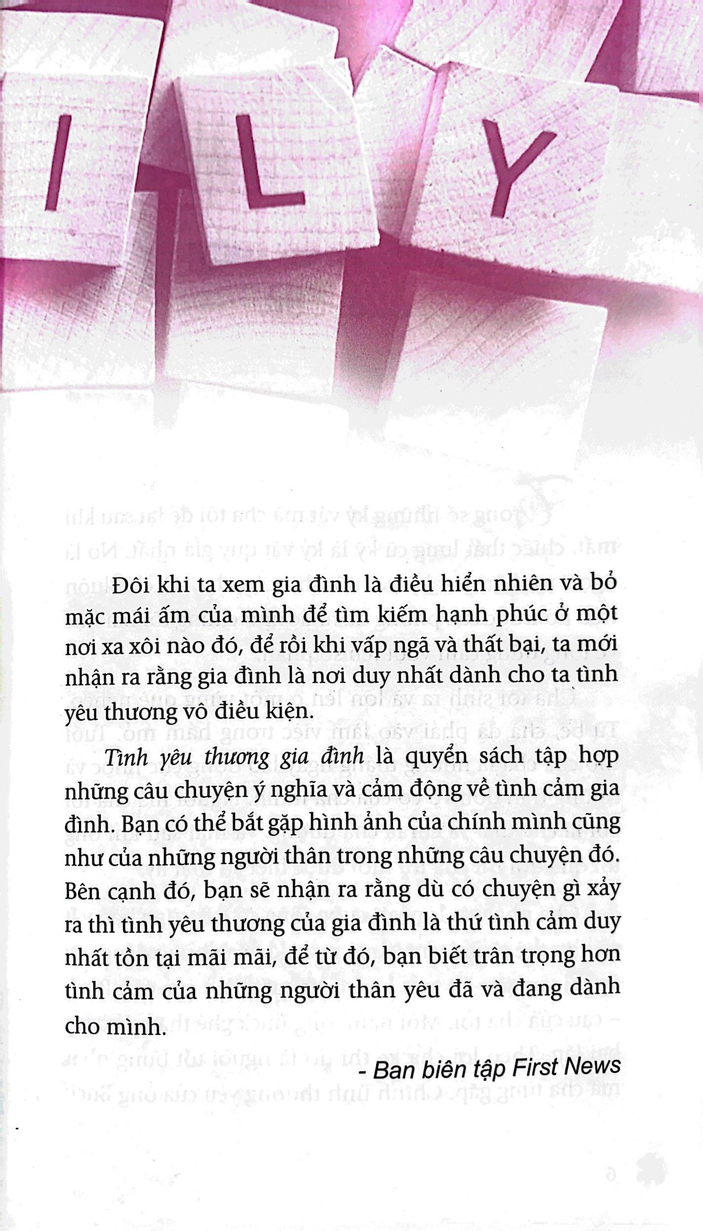 Tình Yêu Thương Gia Đình (Tái Bản)
