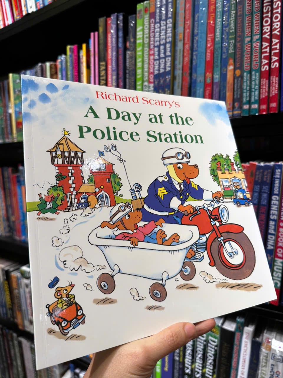 Sách - A Day at the Police Station by Richard Scarry