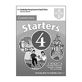 Cambridge Young Learners English Tests Starters 4 Answer Booklet: Examination Papers from the University of Cambridge ESOL Examinations