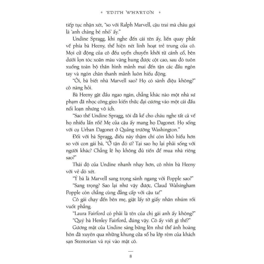 Sách - Văn Học Kinh Điển - Lề Thói Thị Thành - Edith Wharton - NXB Trẻ