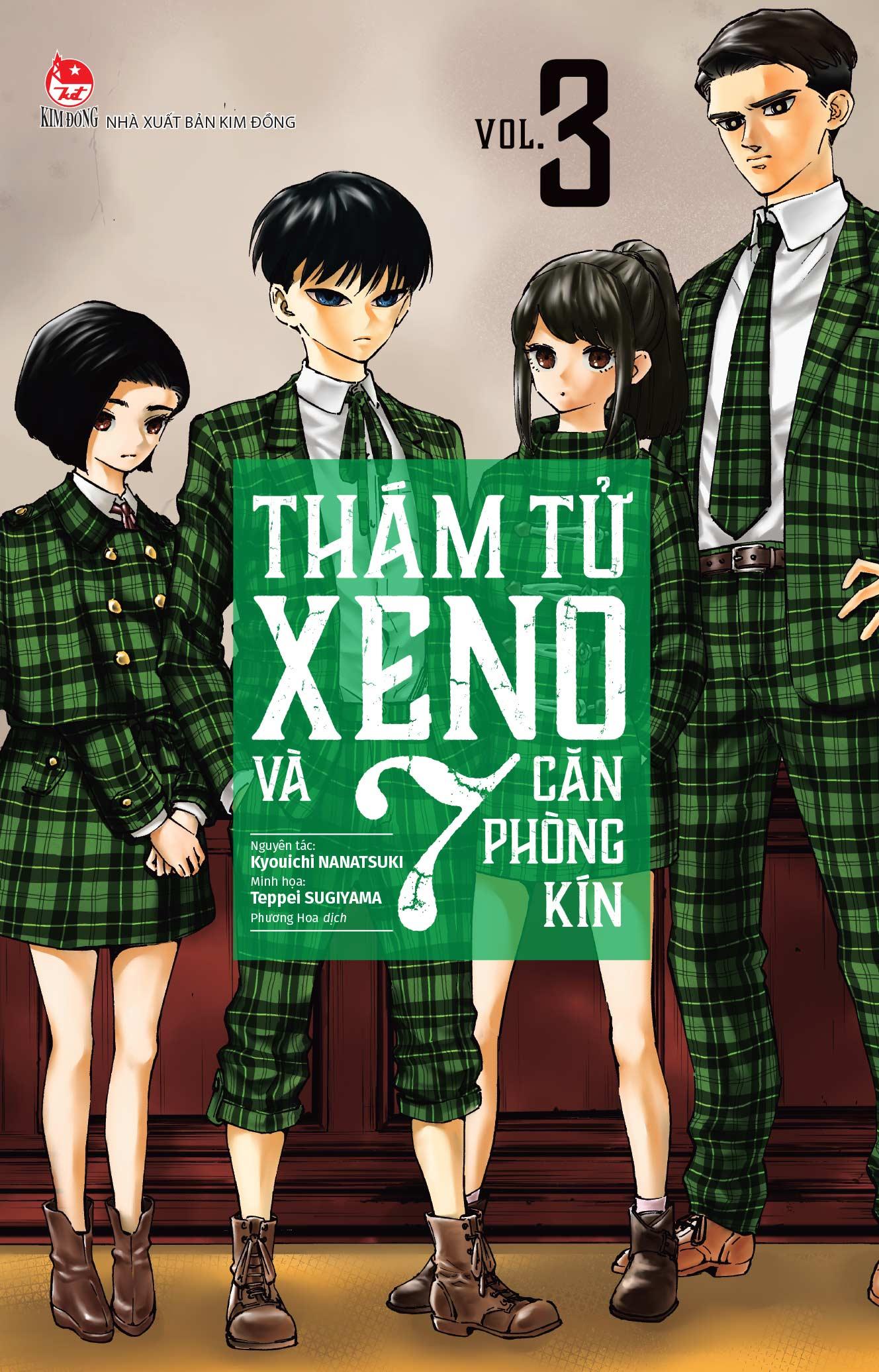 Sách - Thám Tử Xeno Và 7 Căn Phòng Kín - Tập 3