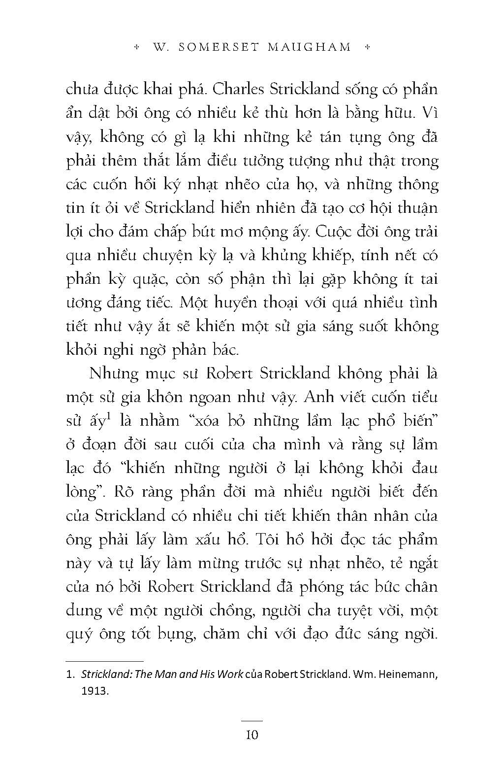 Văn học kinh điển - Vần Trăng Và Sáu Xu (Tiểu Thuyết) - W. Somerset Maugham