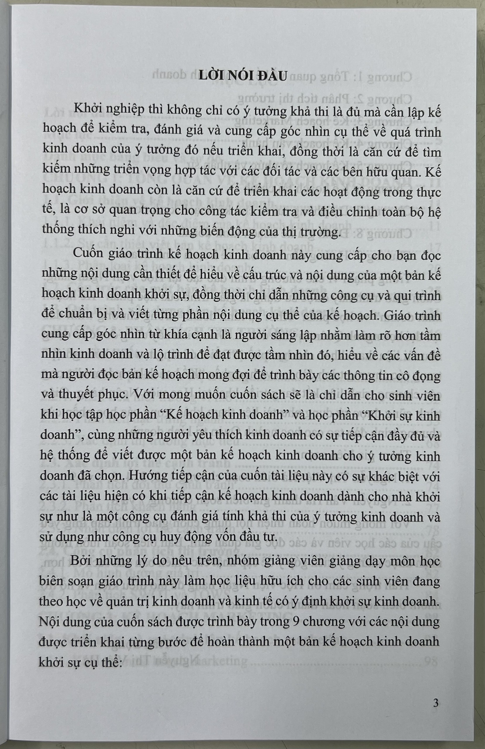 Sách - Giáo Trình Kế Hoạch Kinh Doanh