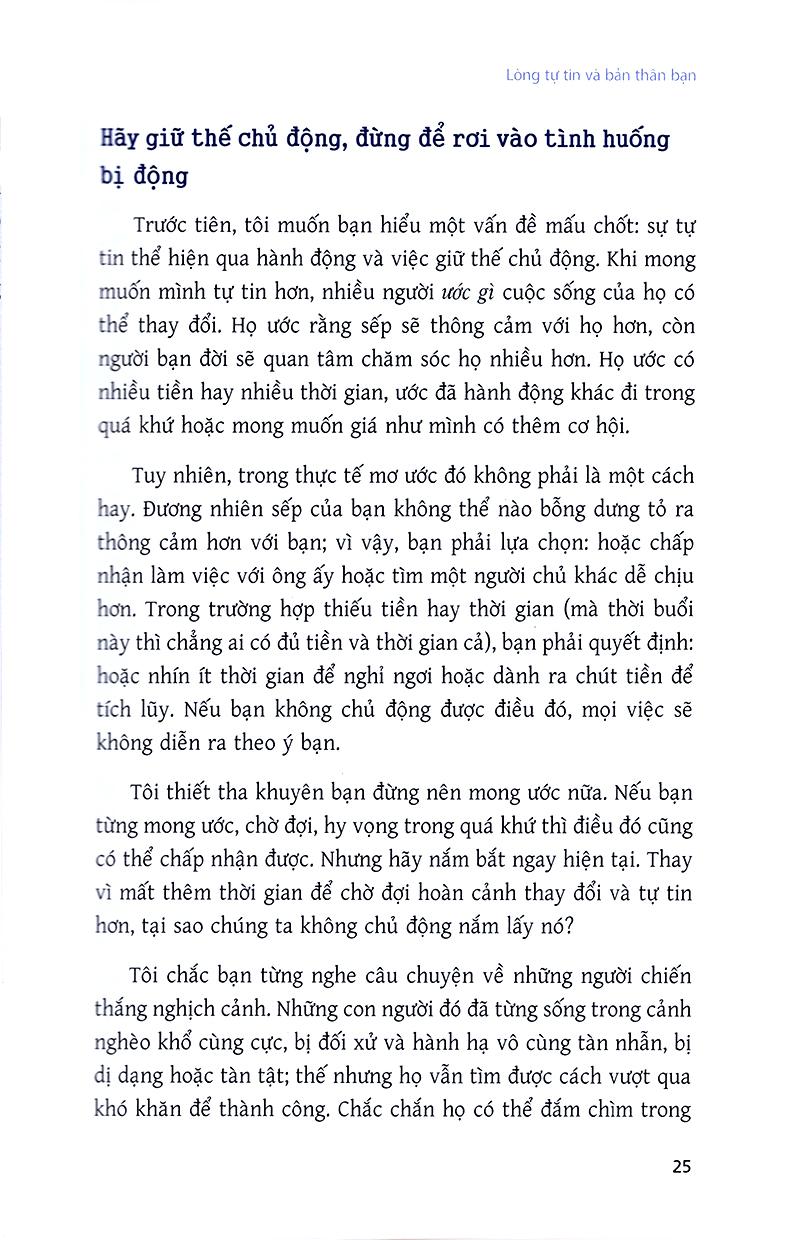 Tự Tin - Nghệ Thuật Giúp Bạn Đạt Được Mọi Ước Muốn (Tái Bản)