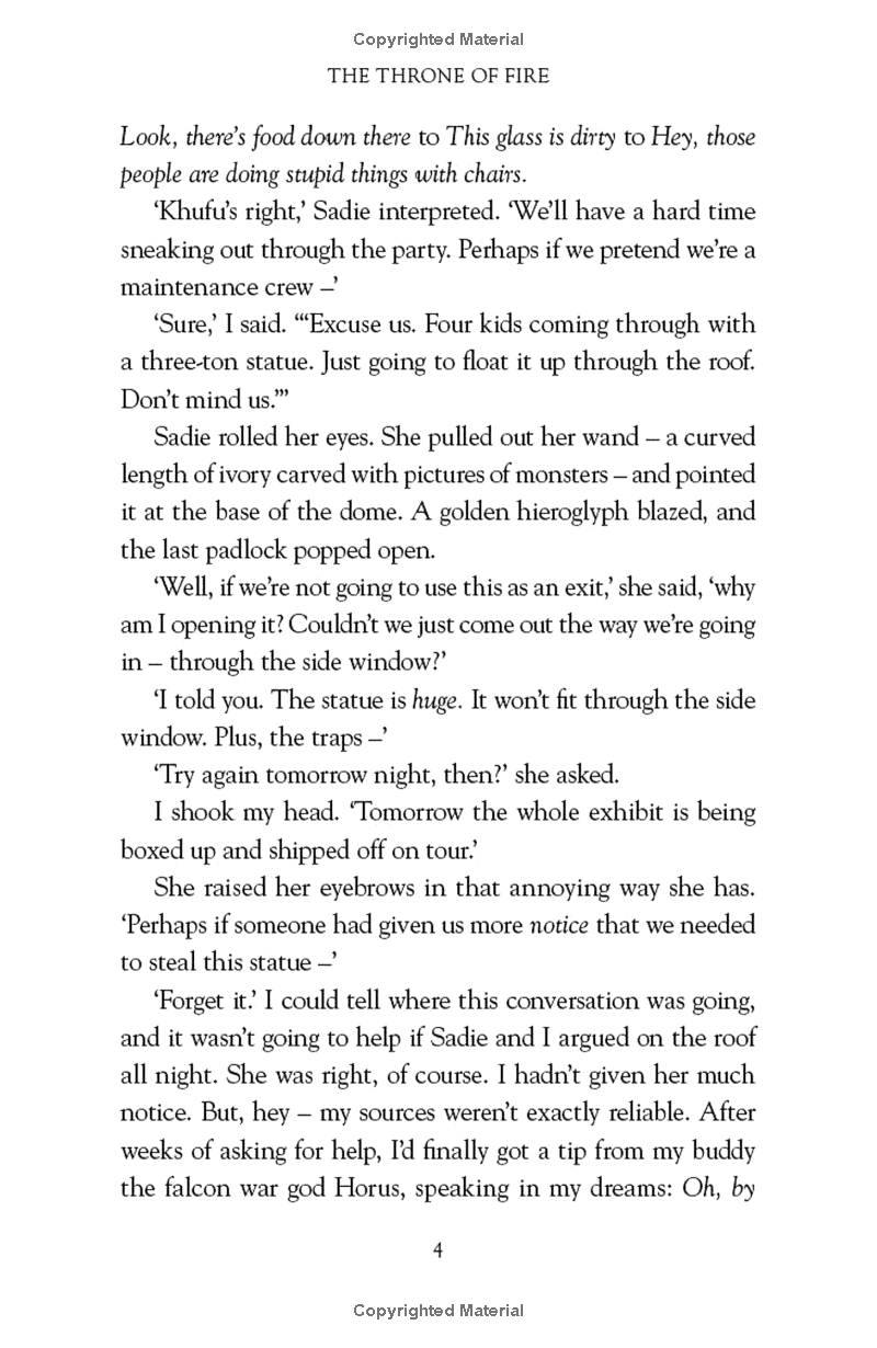The Kane Chronicles Book 2: The Throne Of Fire