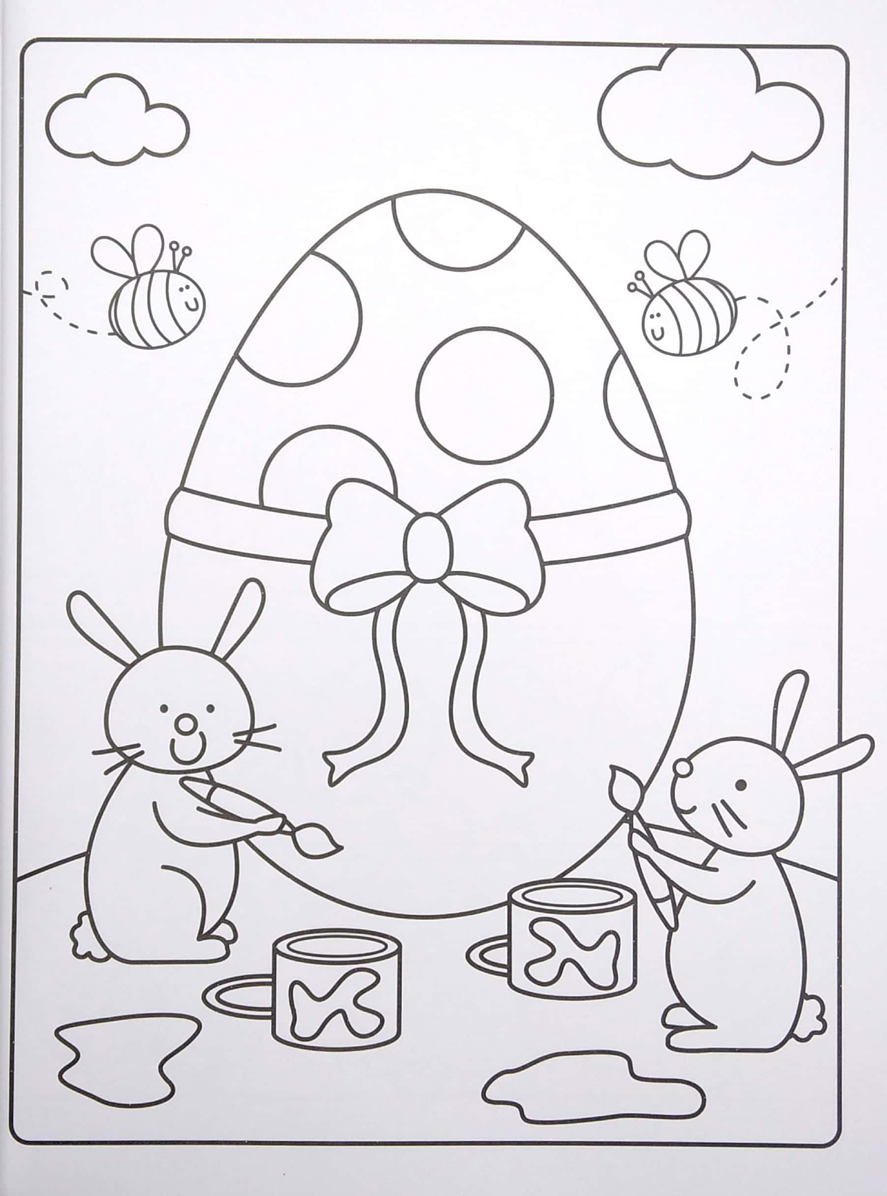 Easter Egg Colouring Book