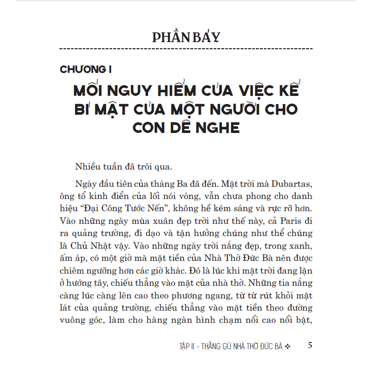 Sách - thằng gù nhà thờ đức bà - tập 2 ( HA)
