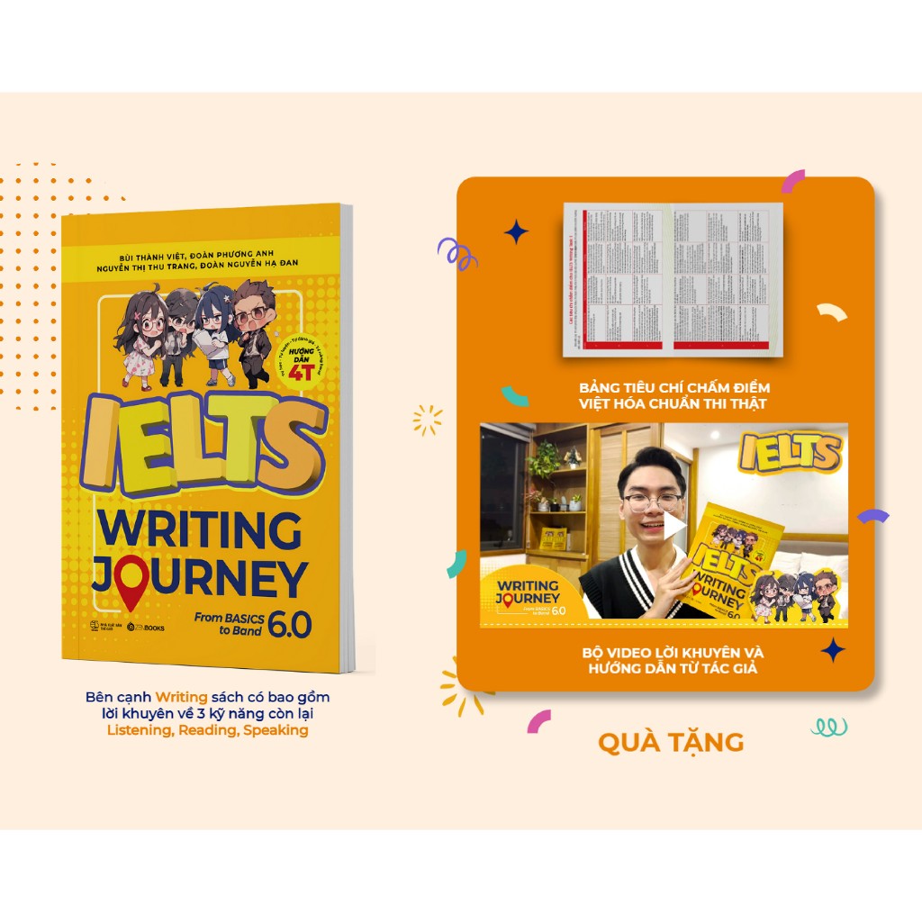 Sách - IELTS Writing Journey From Basics To Band 6.0 - Mvnbooks