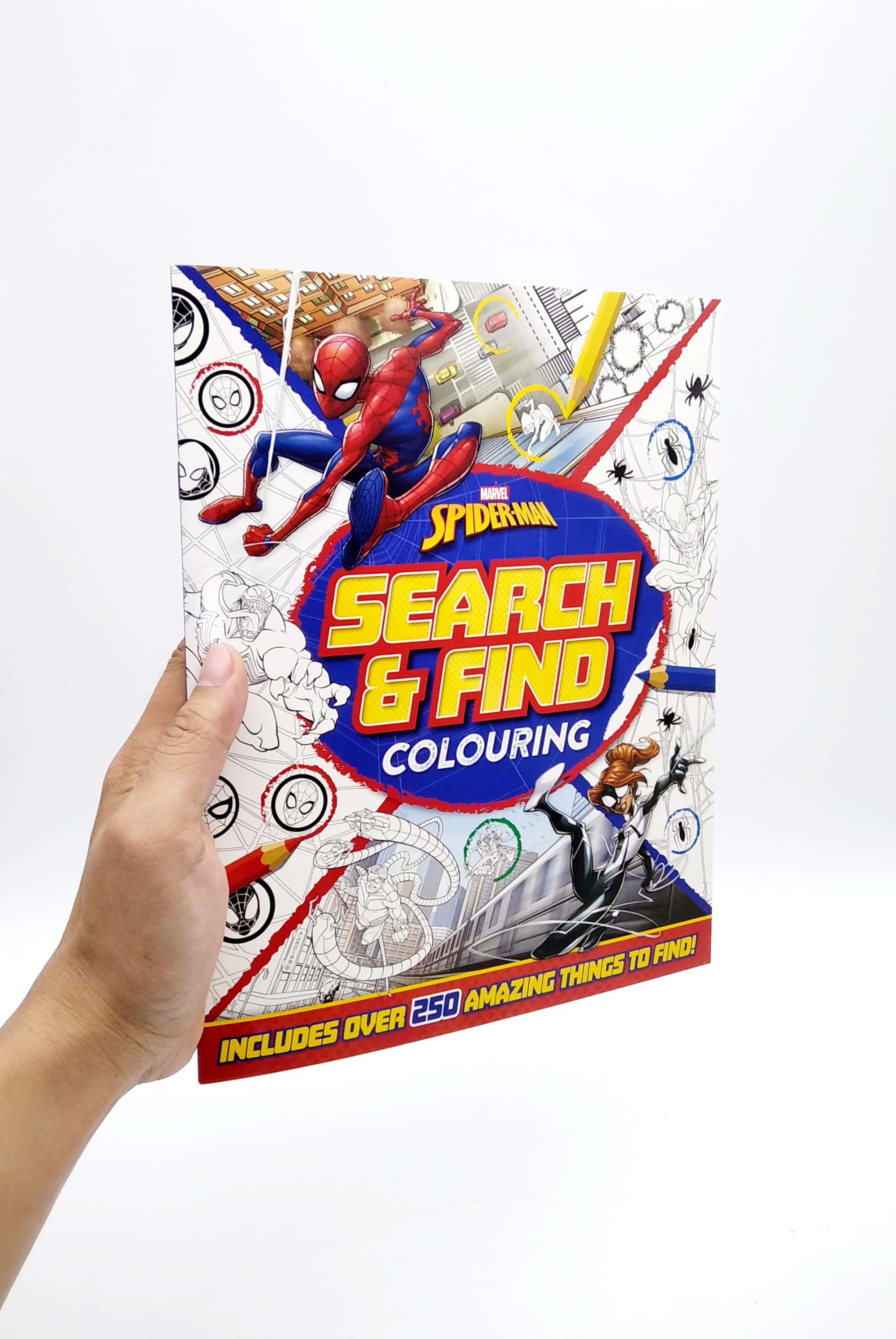 Marvel Spider-Man: Search & Find Colouring