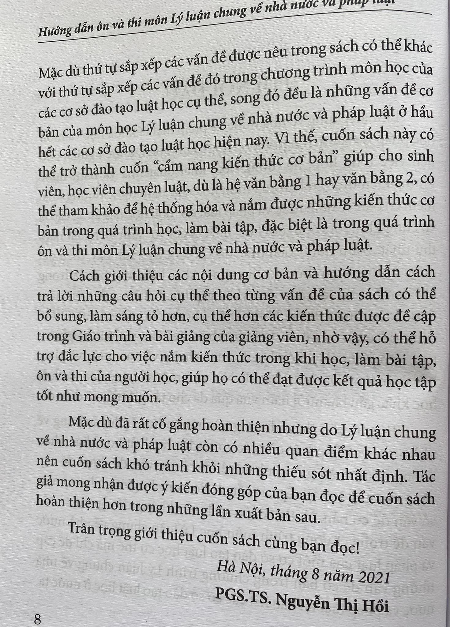 Hướng Dẫn Ôn Và Thi Môn Lý Luận Chung Về Nhà Nước Và Pháp Luật