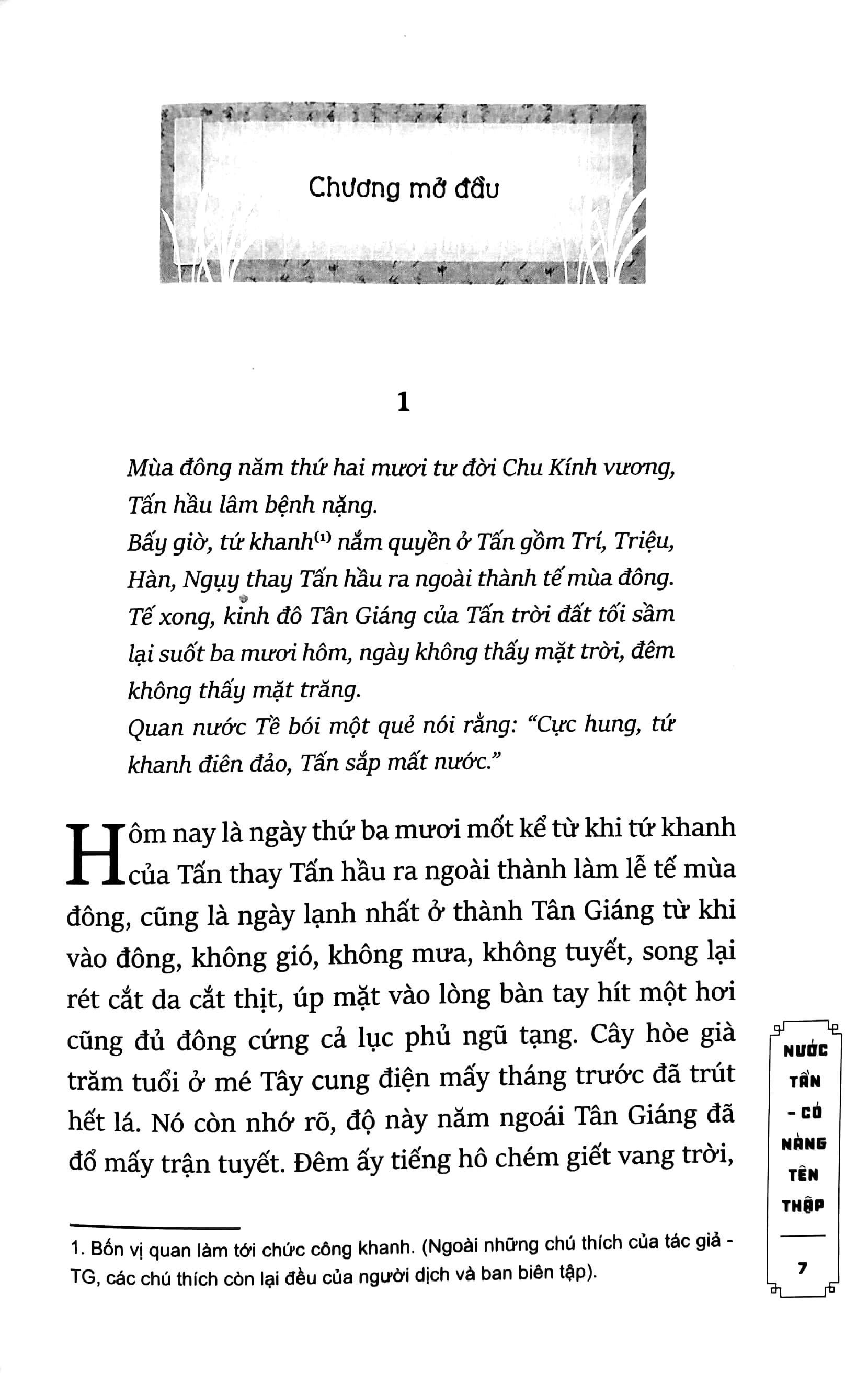 Trúc Thư Dao 1 - Nước Tần - Có Nàng Tên Thập