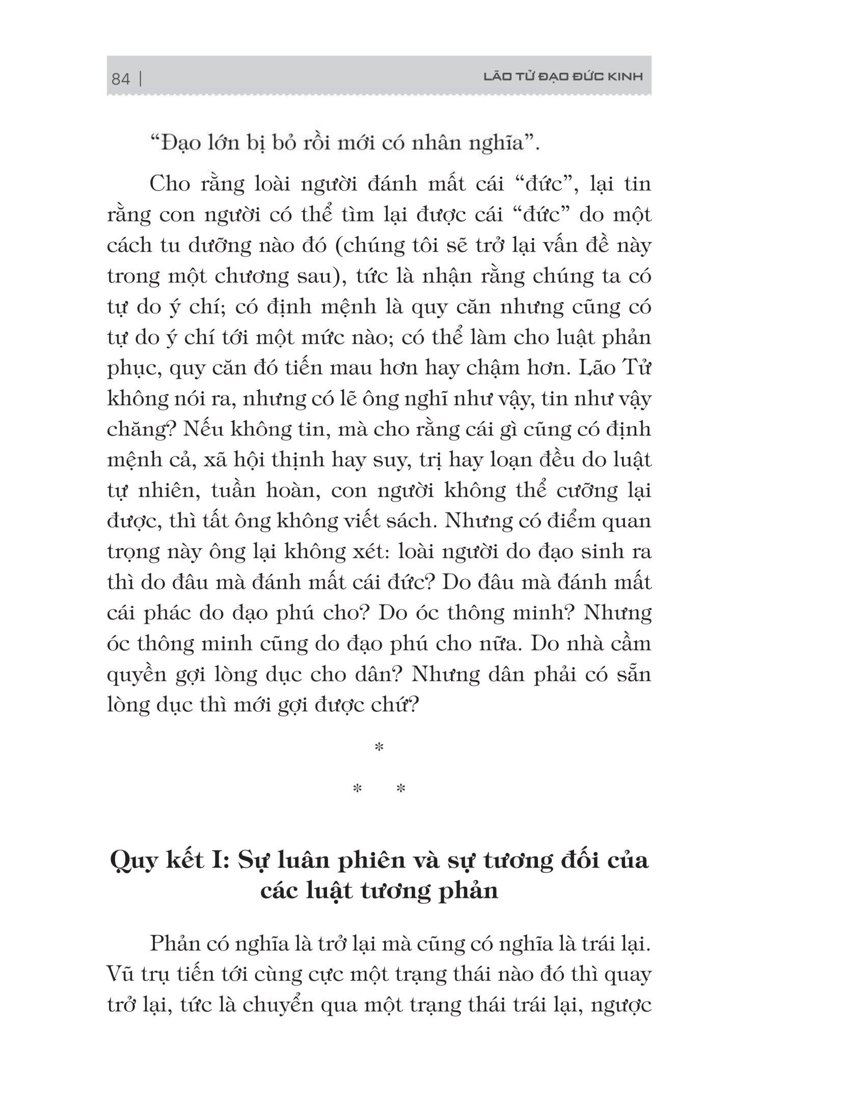 Bách Gia Tranh Minh - Lão Tử Đạo Đức Kinh