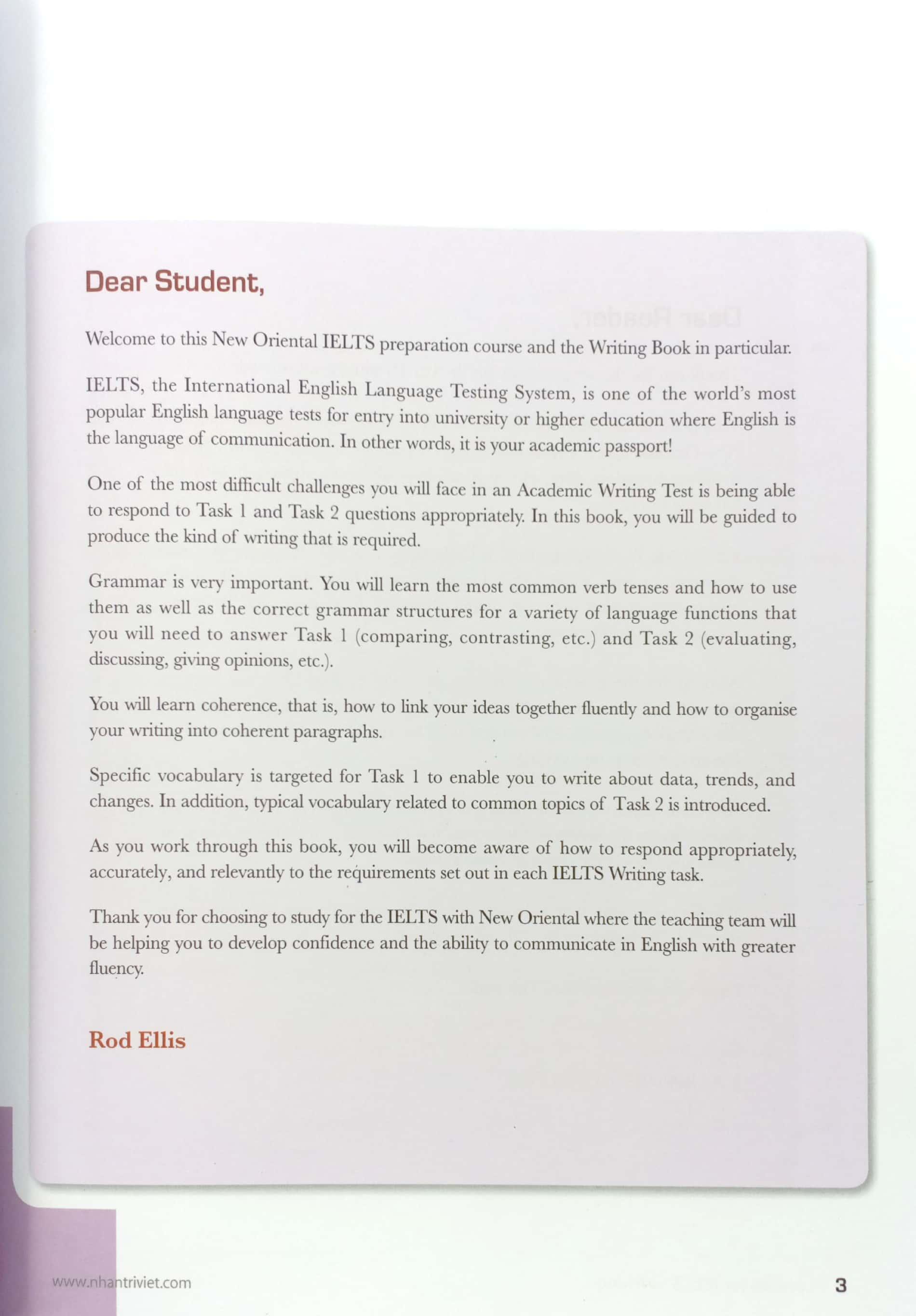 Lessons For IELTS Writing (Tái Bản)