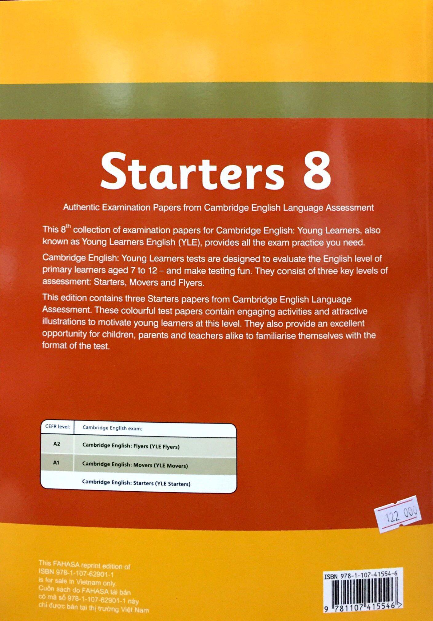 Cambridge Young Learner English Test Starters 8: Student Book