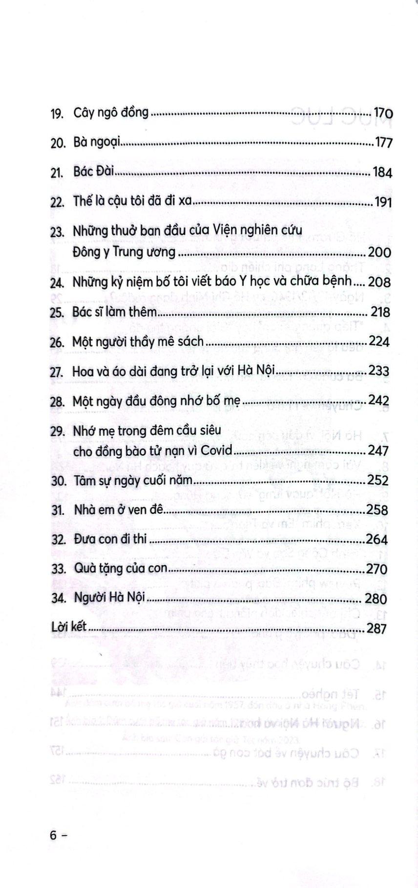 Sách - Hà Nội Nhớ Thương Của Tôi