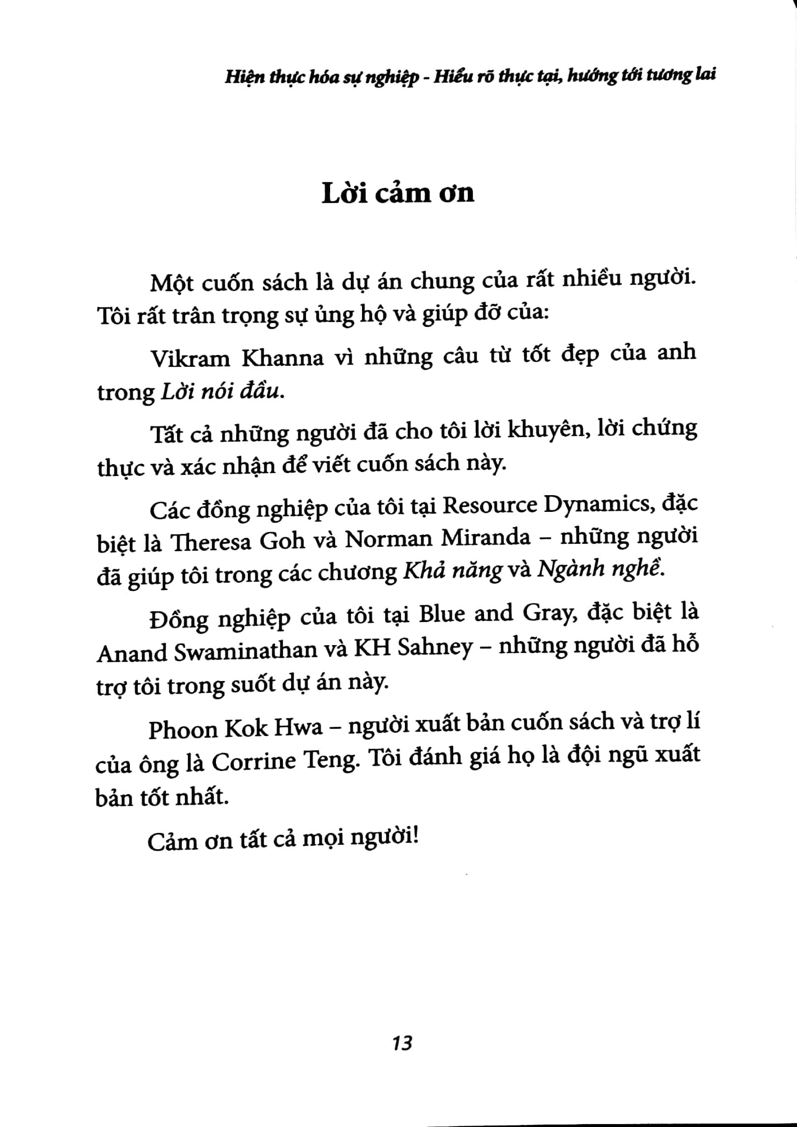 Hiện Thực Hóa Sự Nghiệp (Bìa Mềm)
