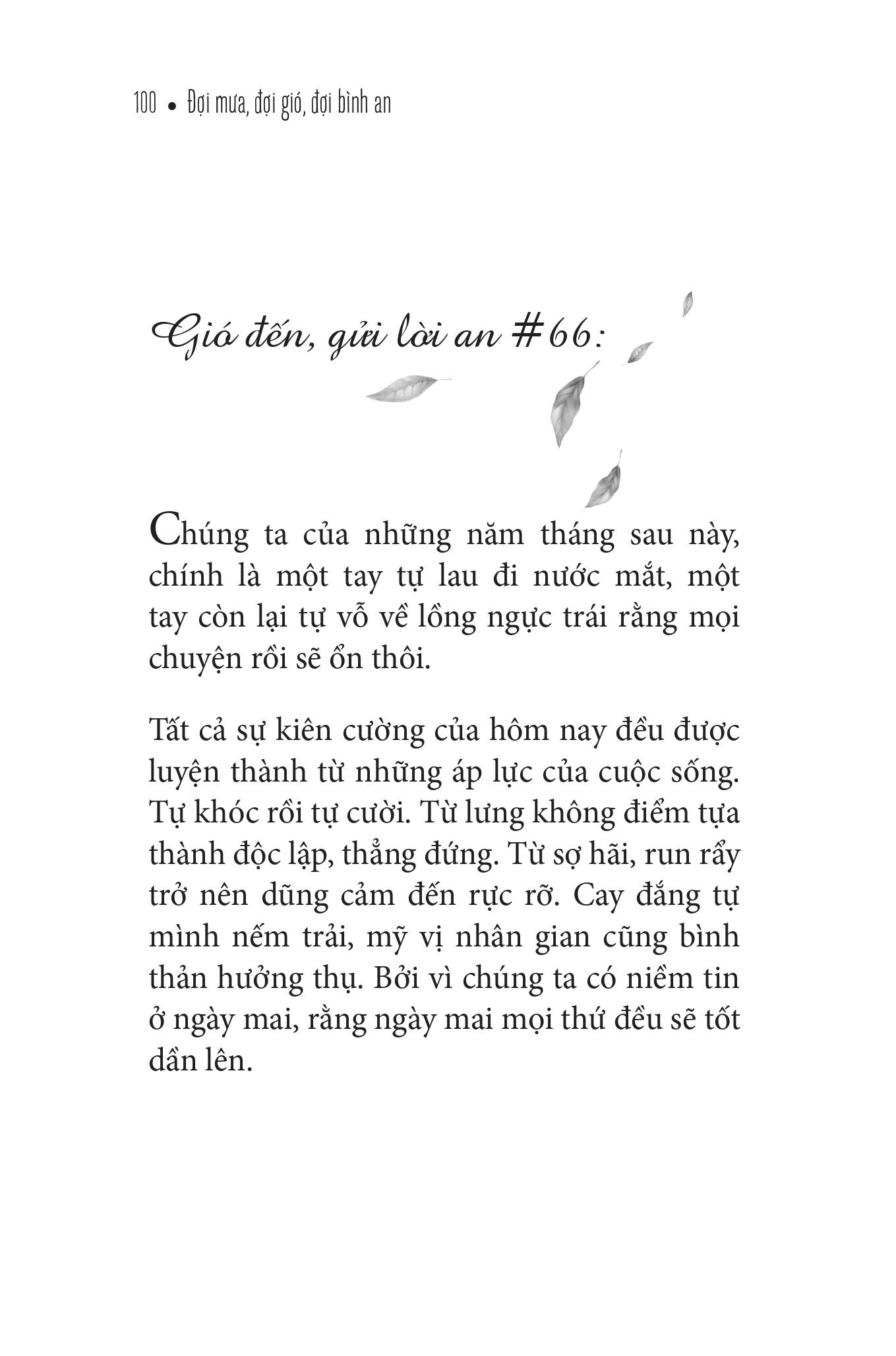 Sách - Đợi Mưa - Đợi Gió - Đợi Bình An