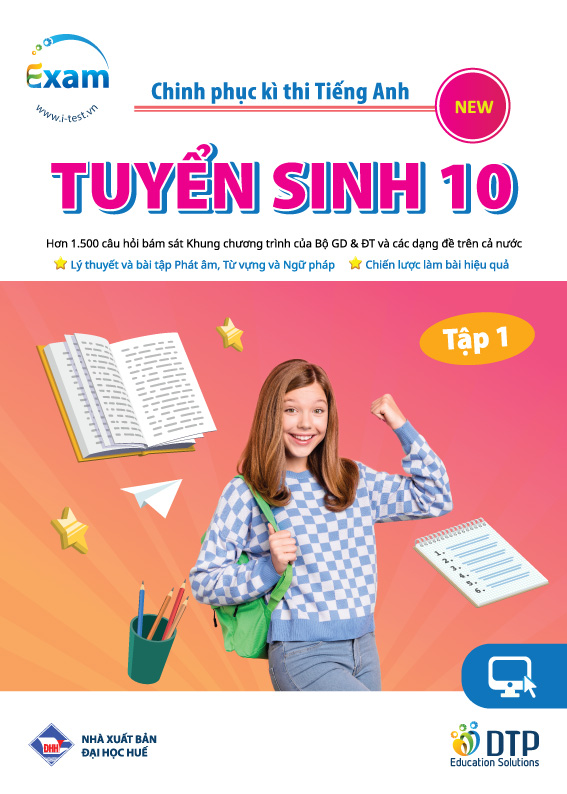 Sách - Dtpboosk - Trọn bộ ôn tập và bộ đề thi thử Tuyển sinh 10 môn Tiếng Anh (nâng cao)