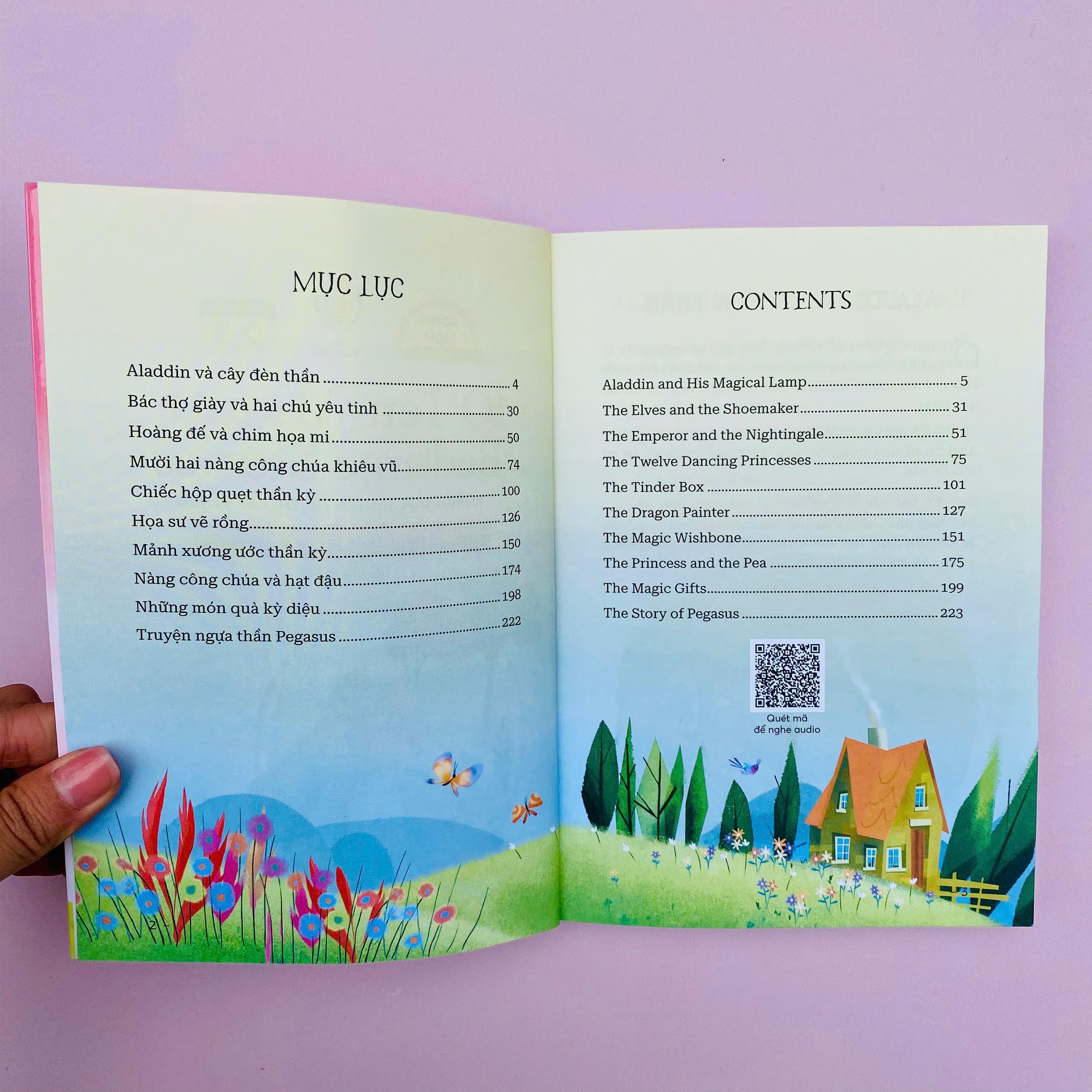 Sách - 10 Ten-Minutes Bedtime Stories - 10 Phút Đọc Truyện Trước Giờ Đi Ngủ - Classic Stories - Truyện Kinh Điển - Song Ngữ Việt-Anh