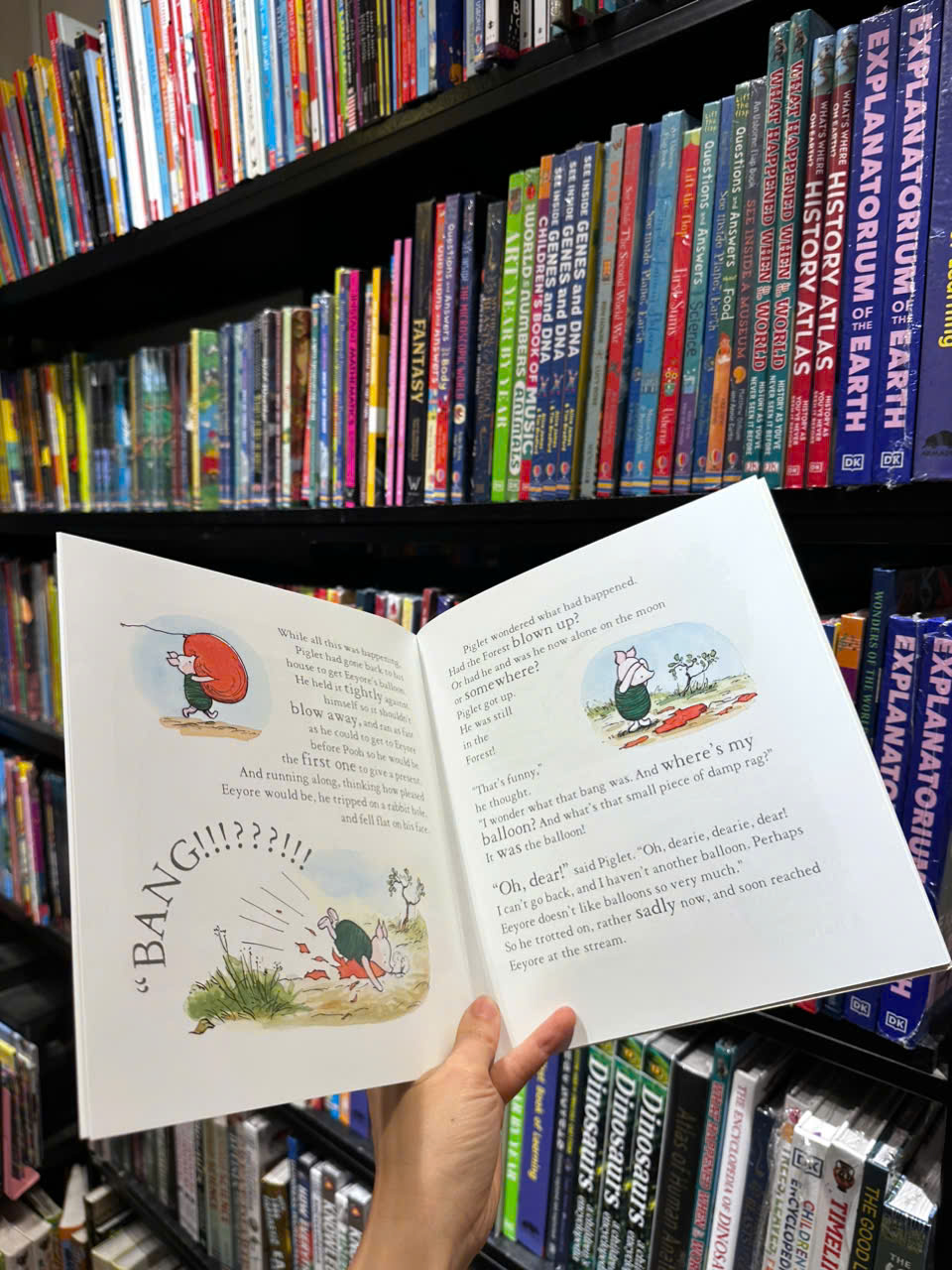 Sách - Eeyore Has A Birthday by A.A.Milne - Sách ngoại văn, sách thiếu nhi tiếng Anh, bìa mềm, nhập khẩu UK