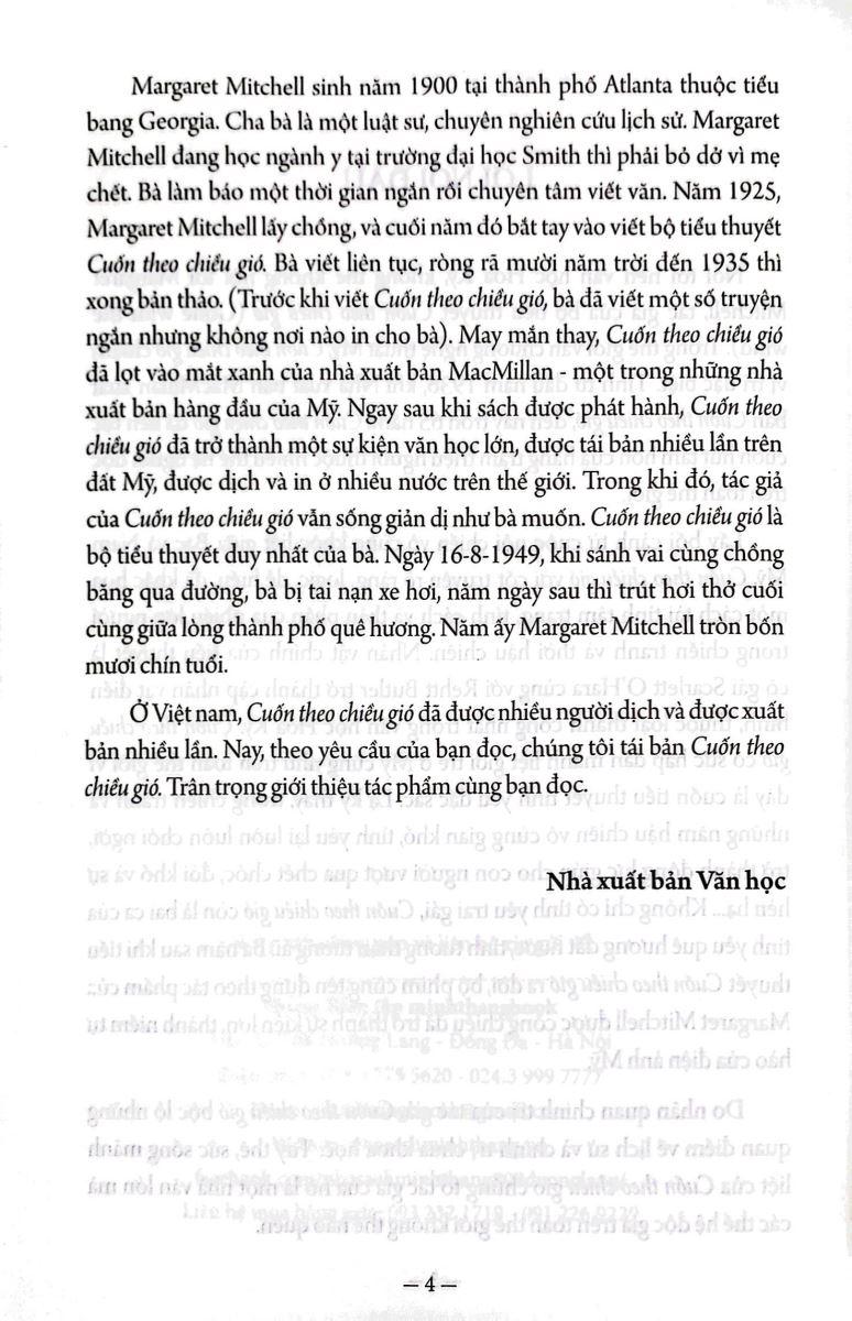 Sách - Cuốn Theo Chiều Gió - Bìa Cứng (Tái Bản 2025)