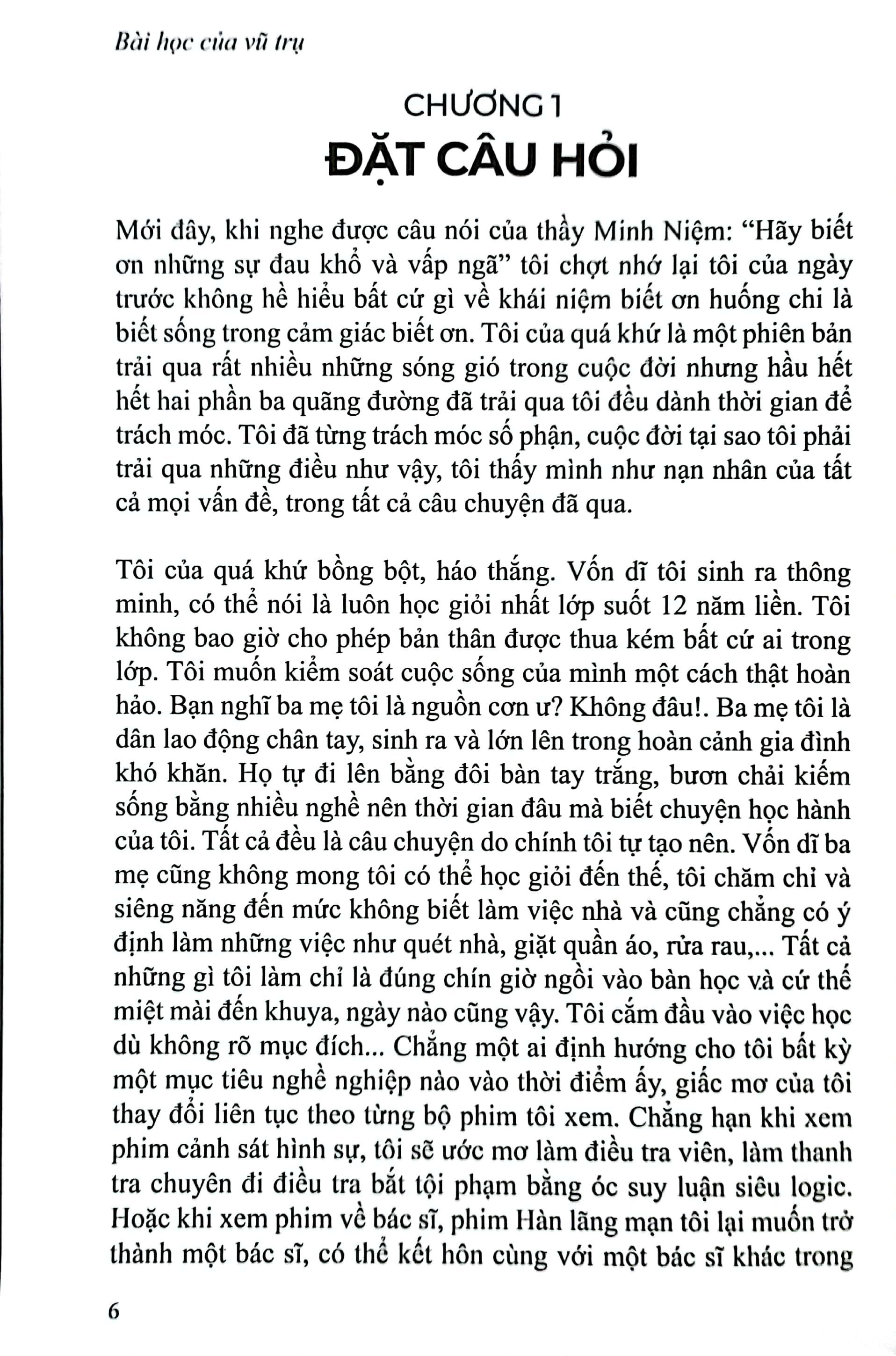 Sách - Bài Học Của Vũ Trụ (Tái Bản 2025)