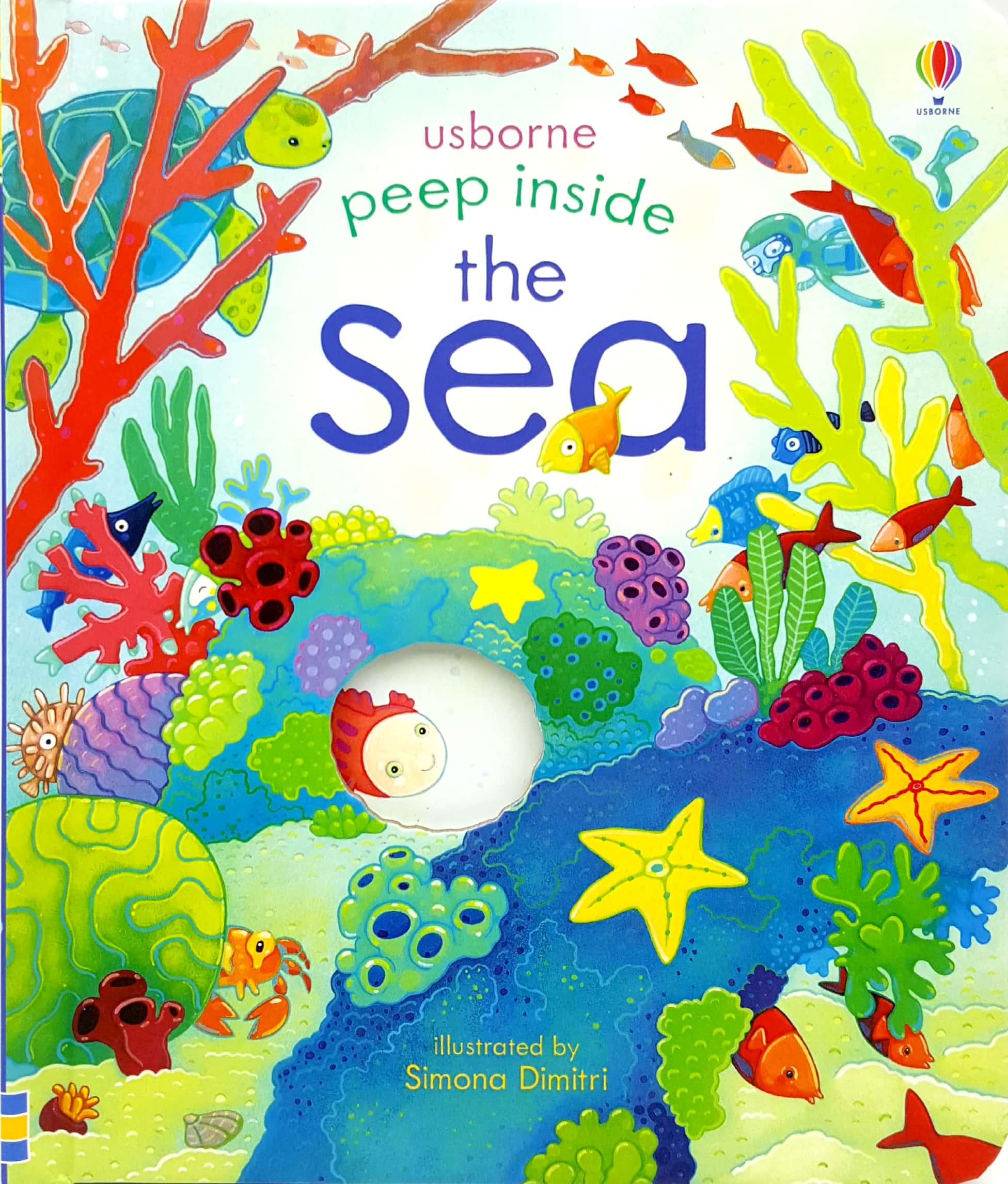 Usborne Peep Inside The Sea (Board book)