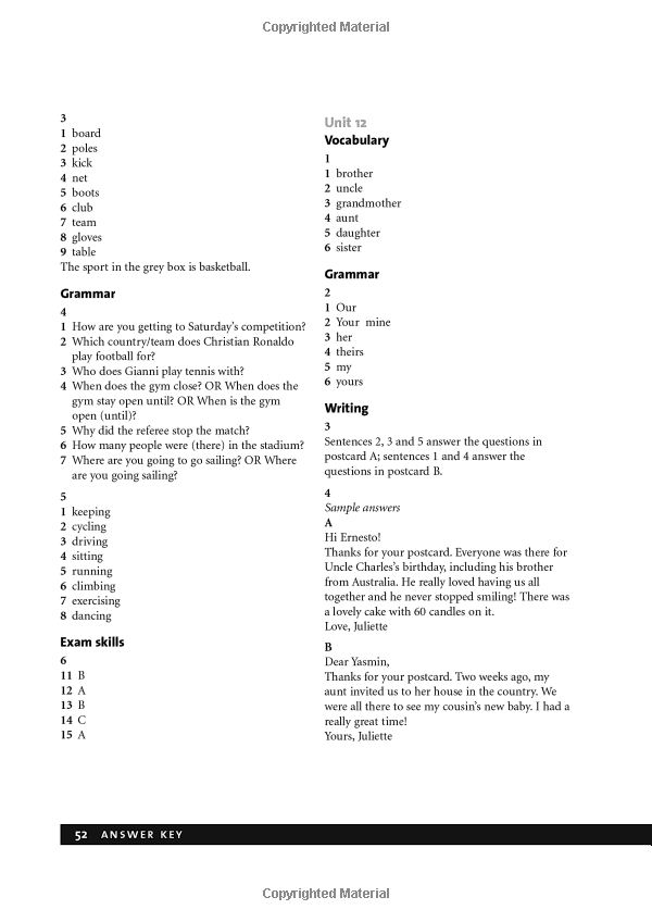 Objective KET Workbook with Answers
