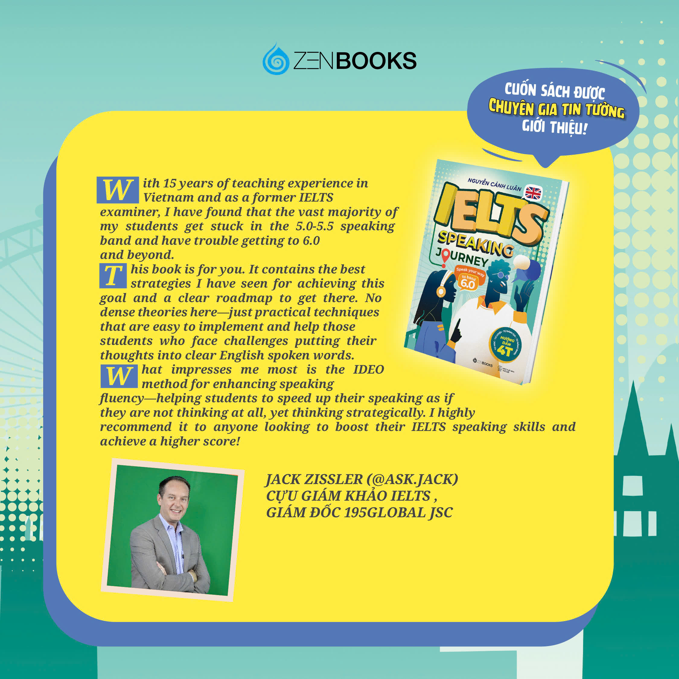 Sách - IELTS Speaking Journey: Lộ trình tự học IELTS Speaking từ cơ bản đến band 6.0 - Nguyễn Cảnh Luân