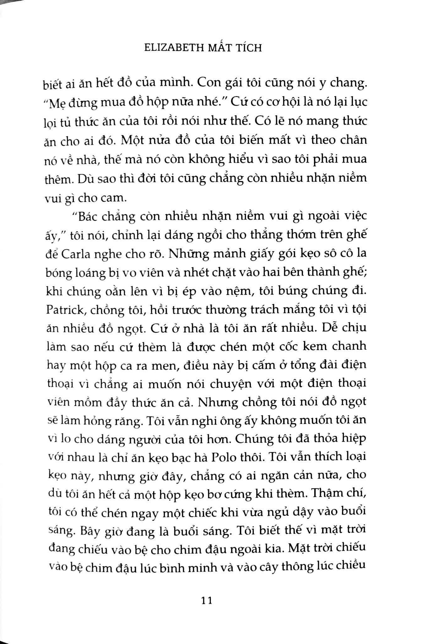 Elizabeth Mất Tích
