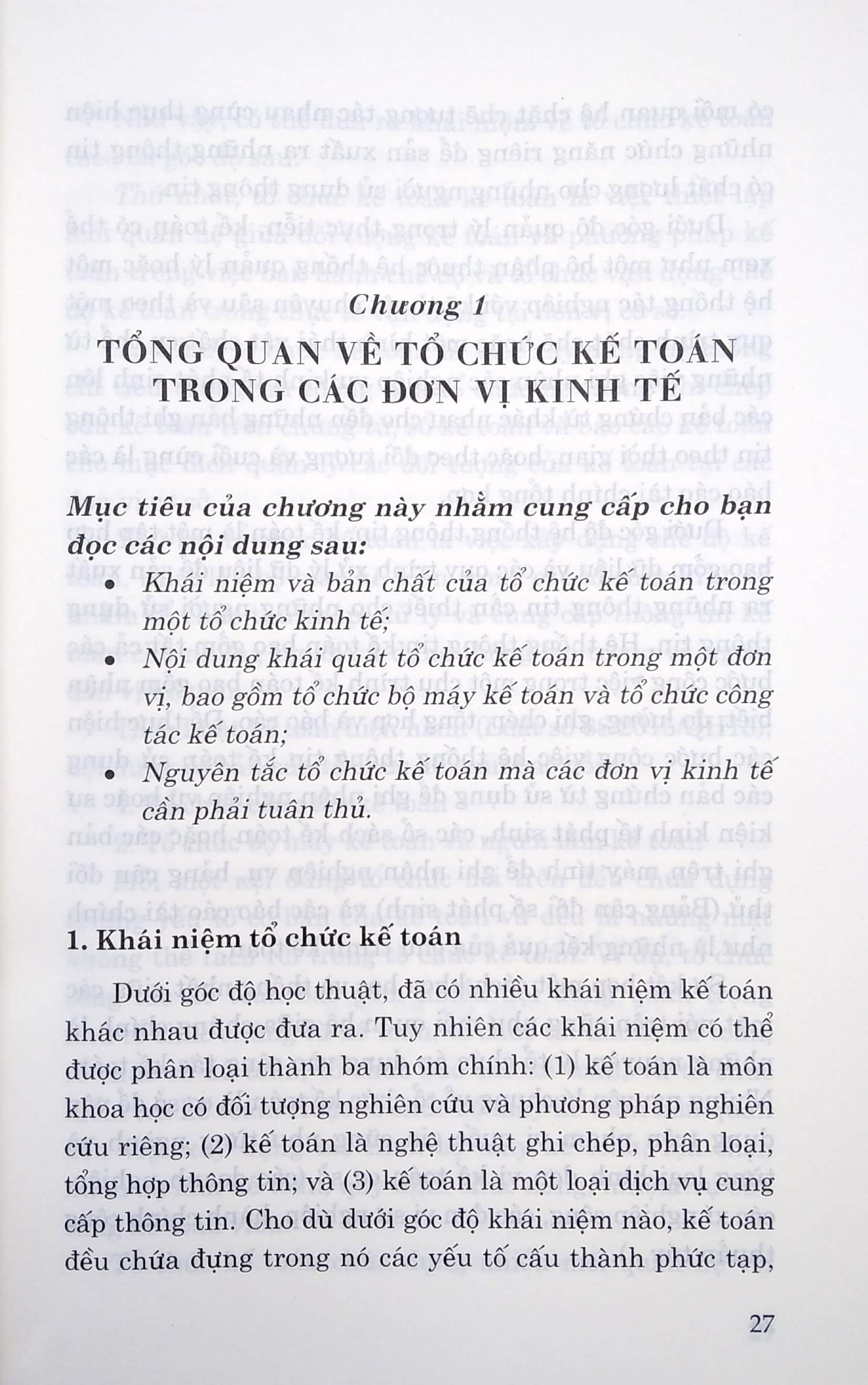 Tổ Chức Kế Toán Trong Các Đơn Vị Kinh Tế