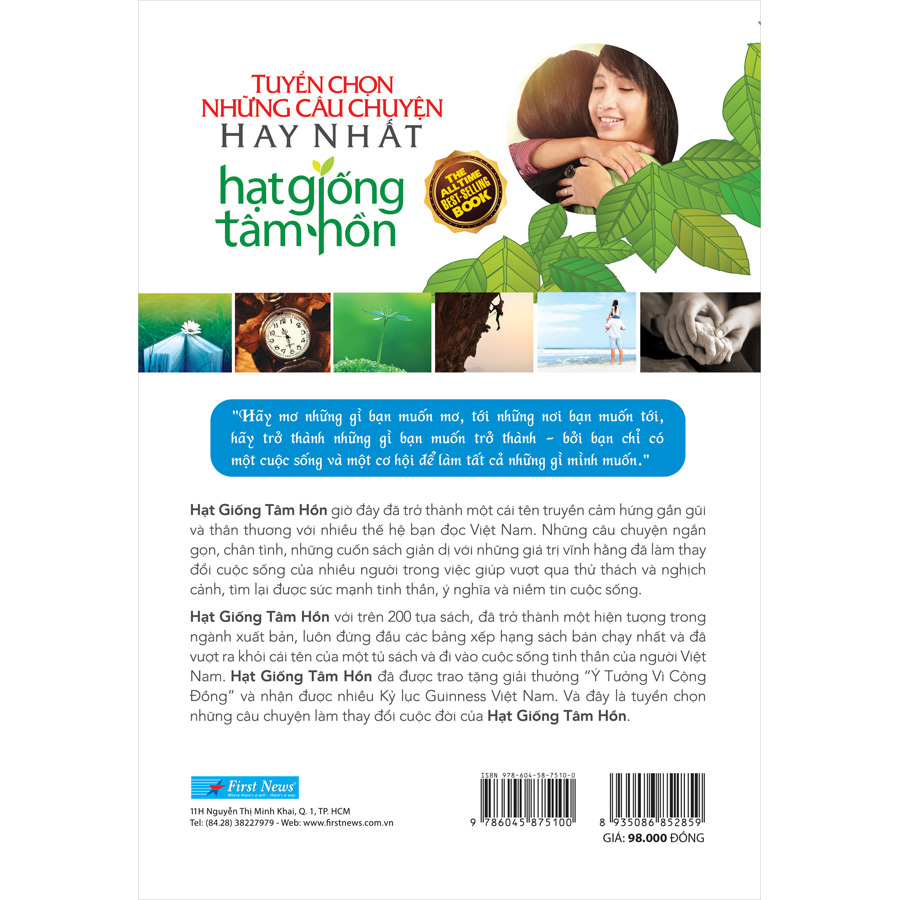 Hạt Giống Tâm Hồn - Tuyển Chọn Những Câu Chuyện Hay Nhất (Bìa Mềm)