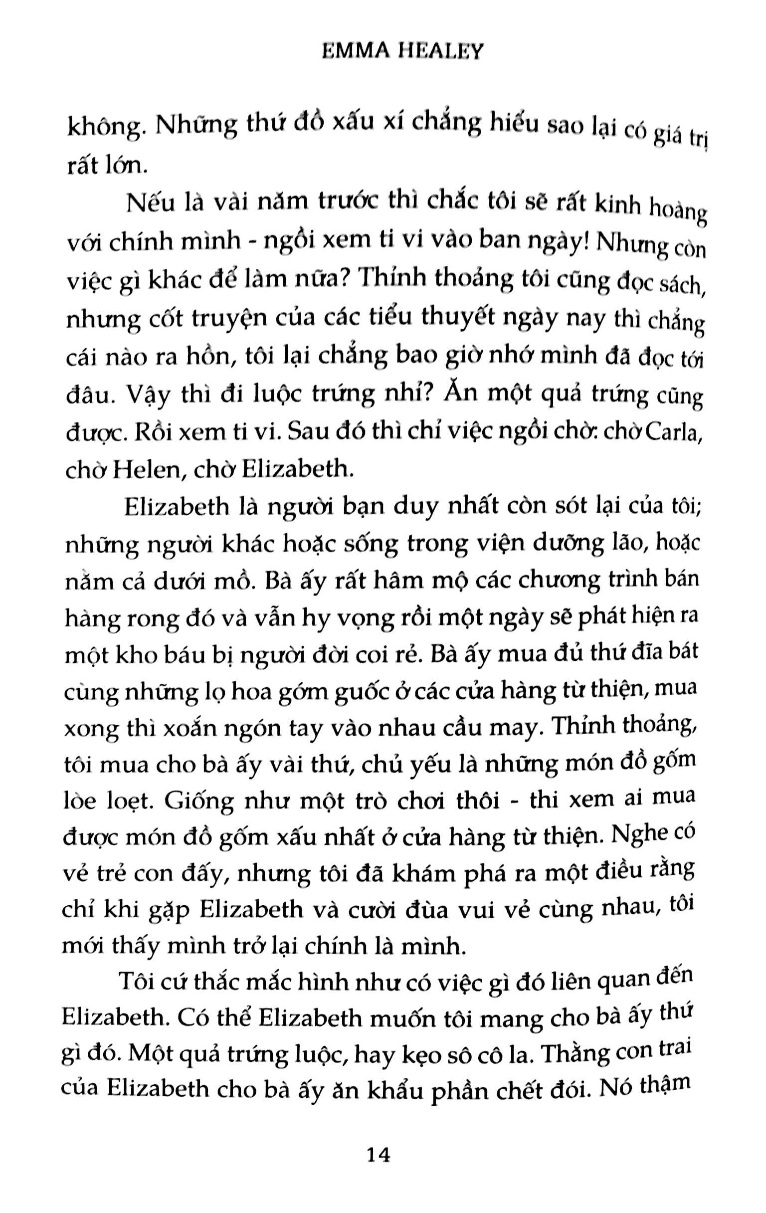 Elizabeth Mất Tích