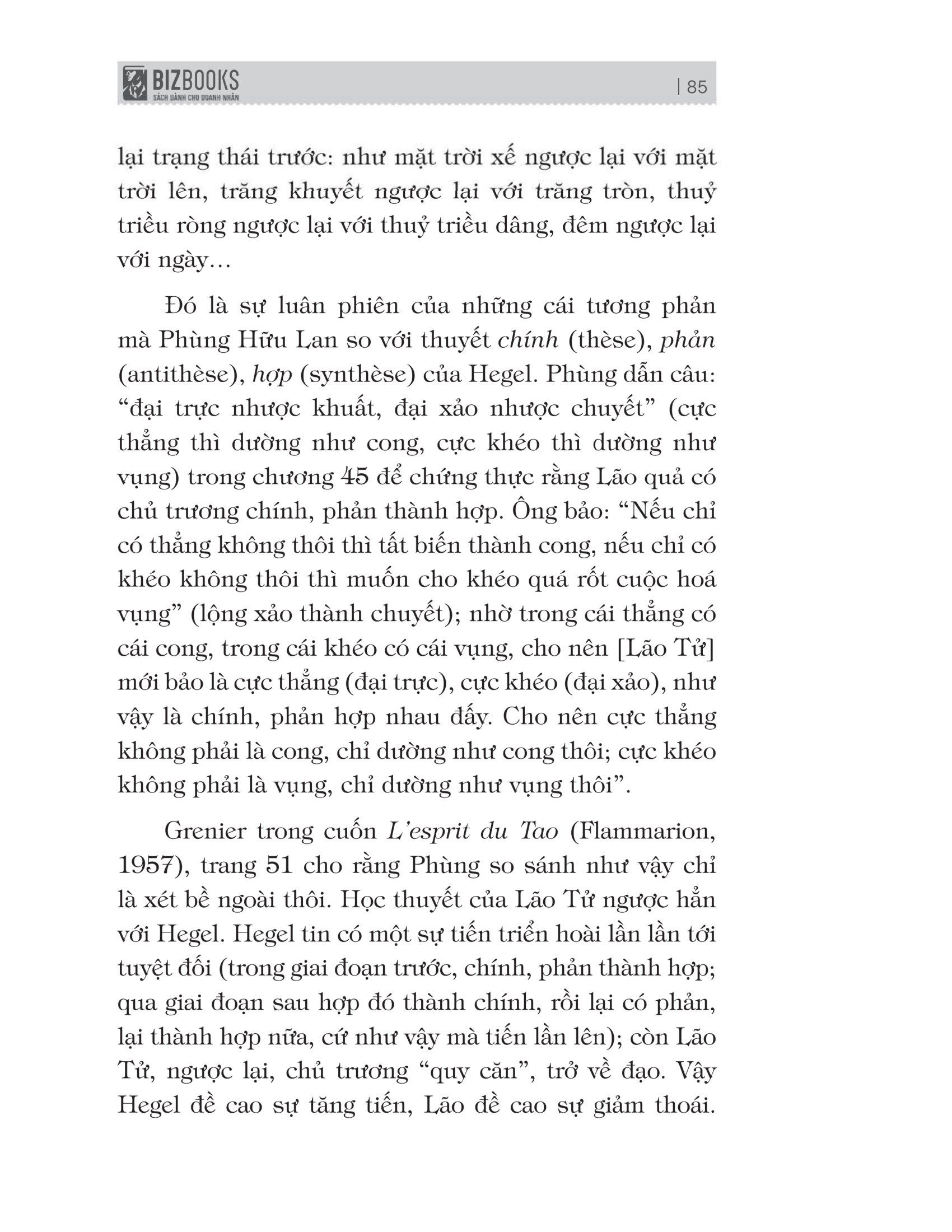 Bách Gia Tranh Minh - Lão Tử Đạo Đức Kinh