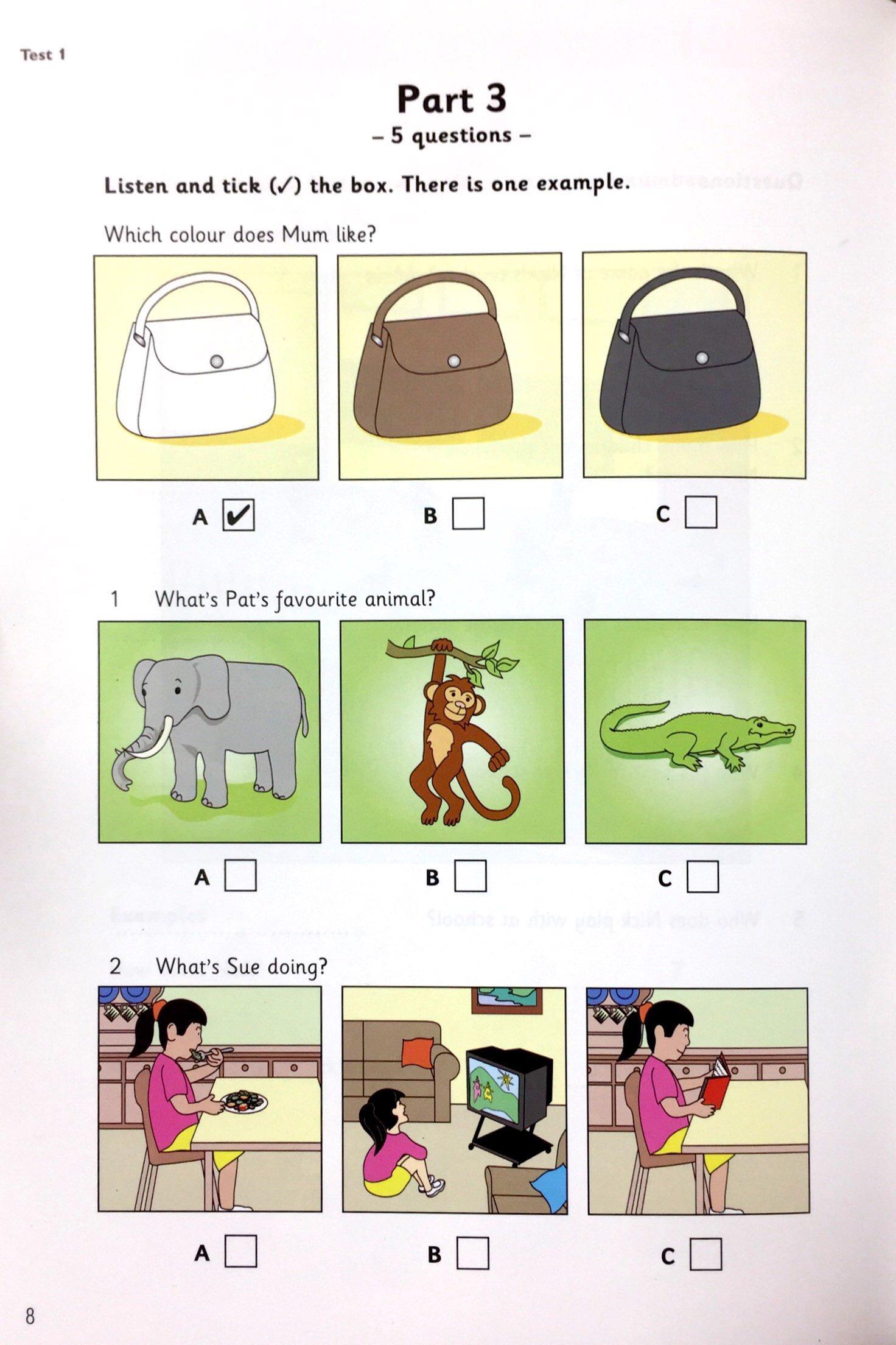 Cambridge Young Learner English Test Starters 8: Student Book