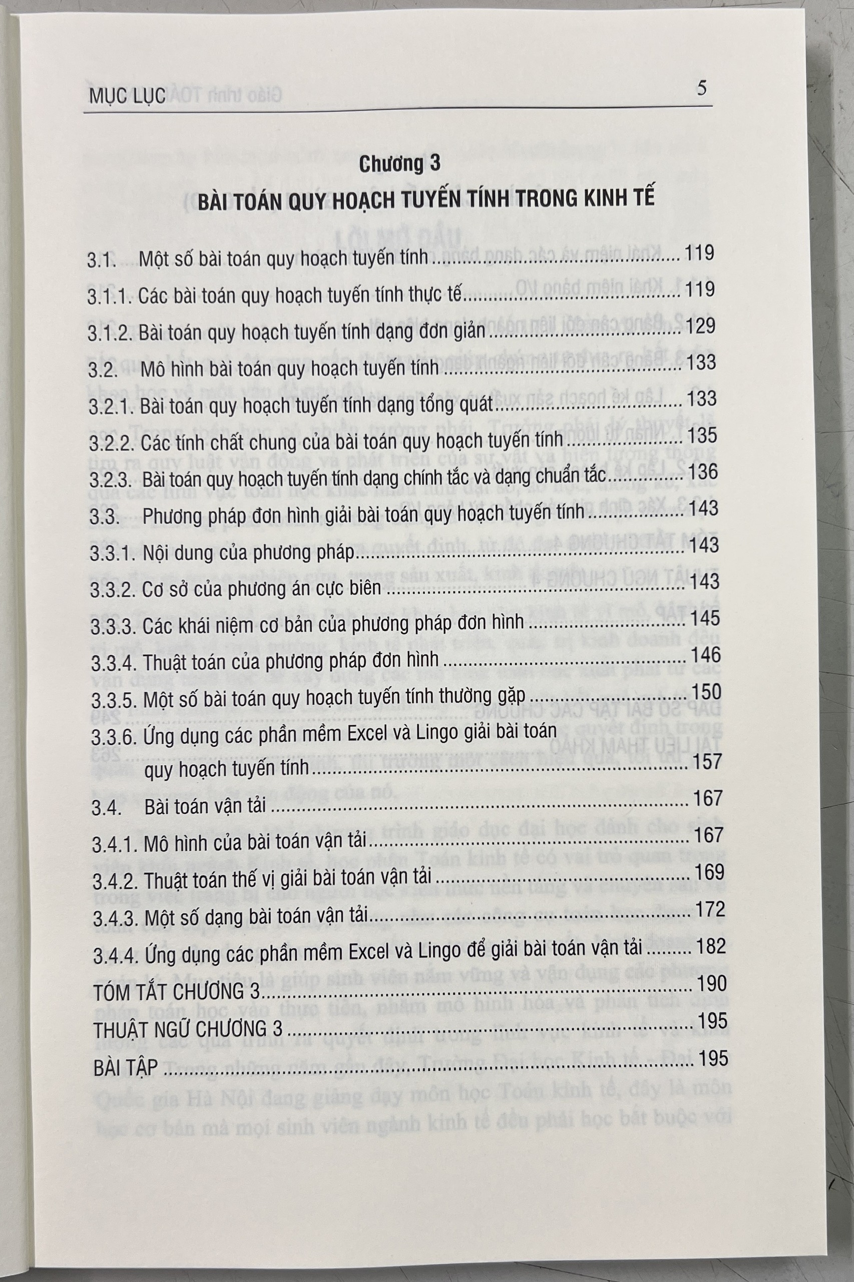 Sách - Giáo Trình Toán Kinh Tế