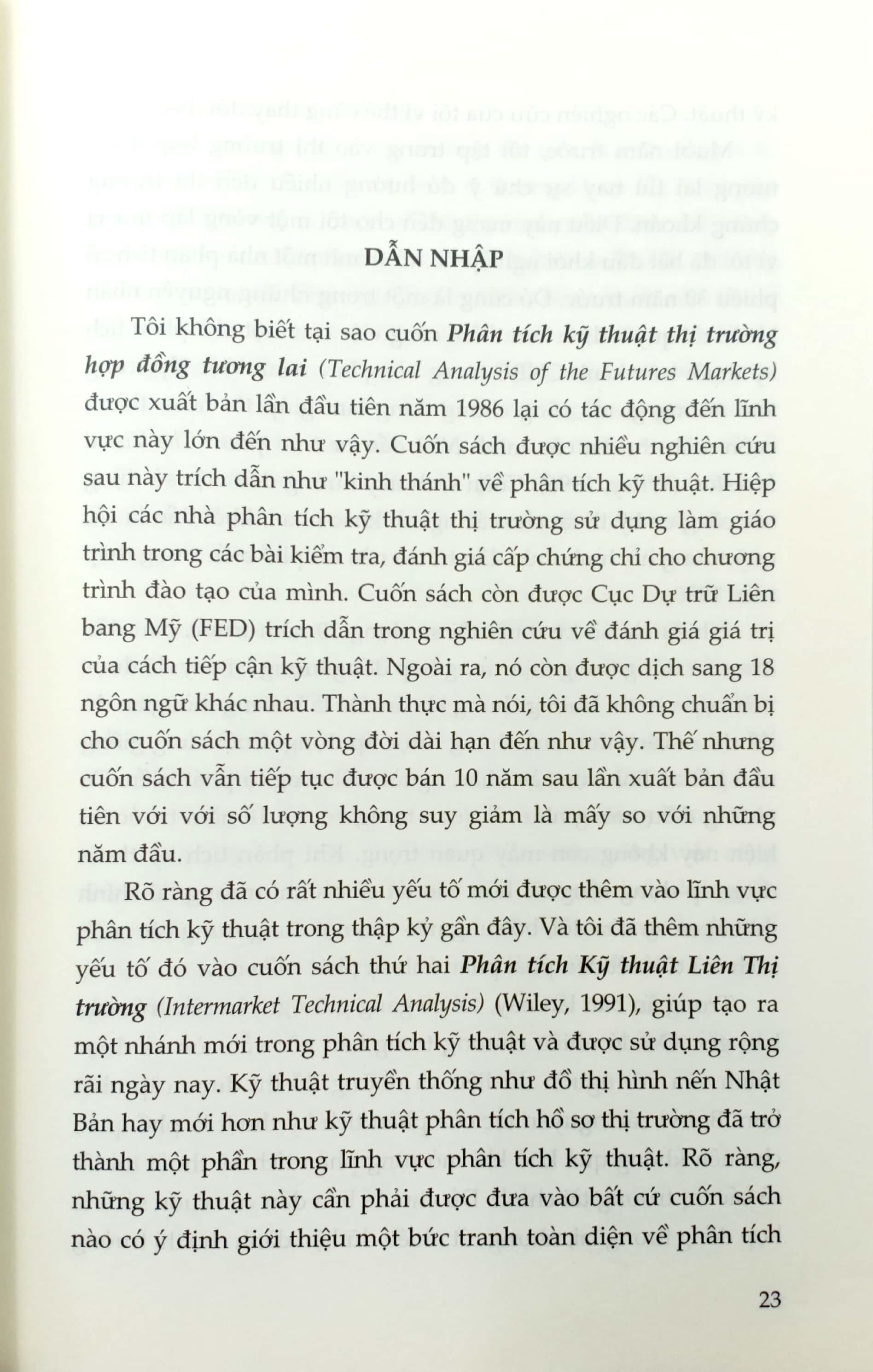 Phân tích kỹ thuật trong thị trường tài chính