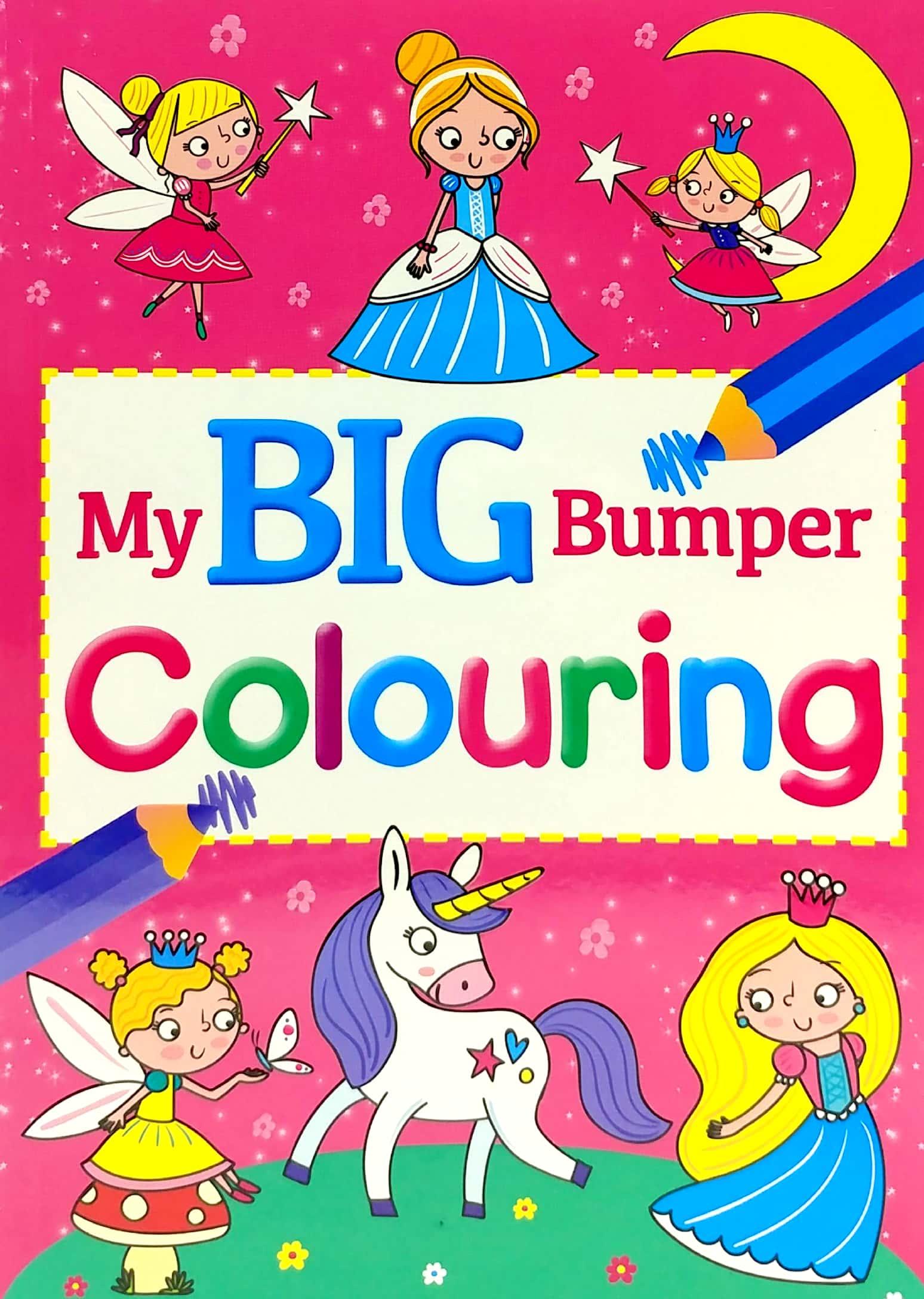 My Big Bumper Colouring (Pink)