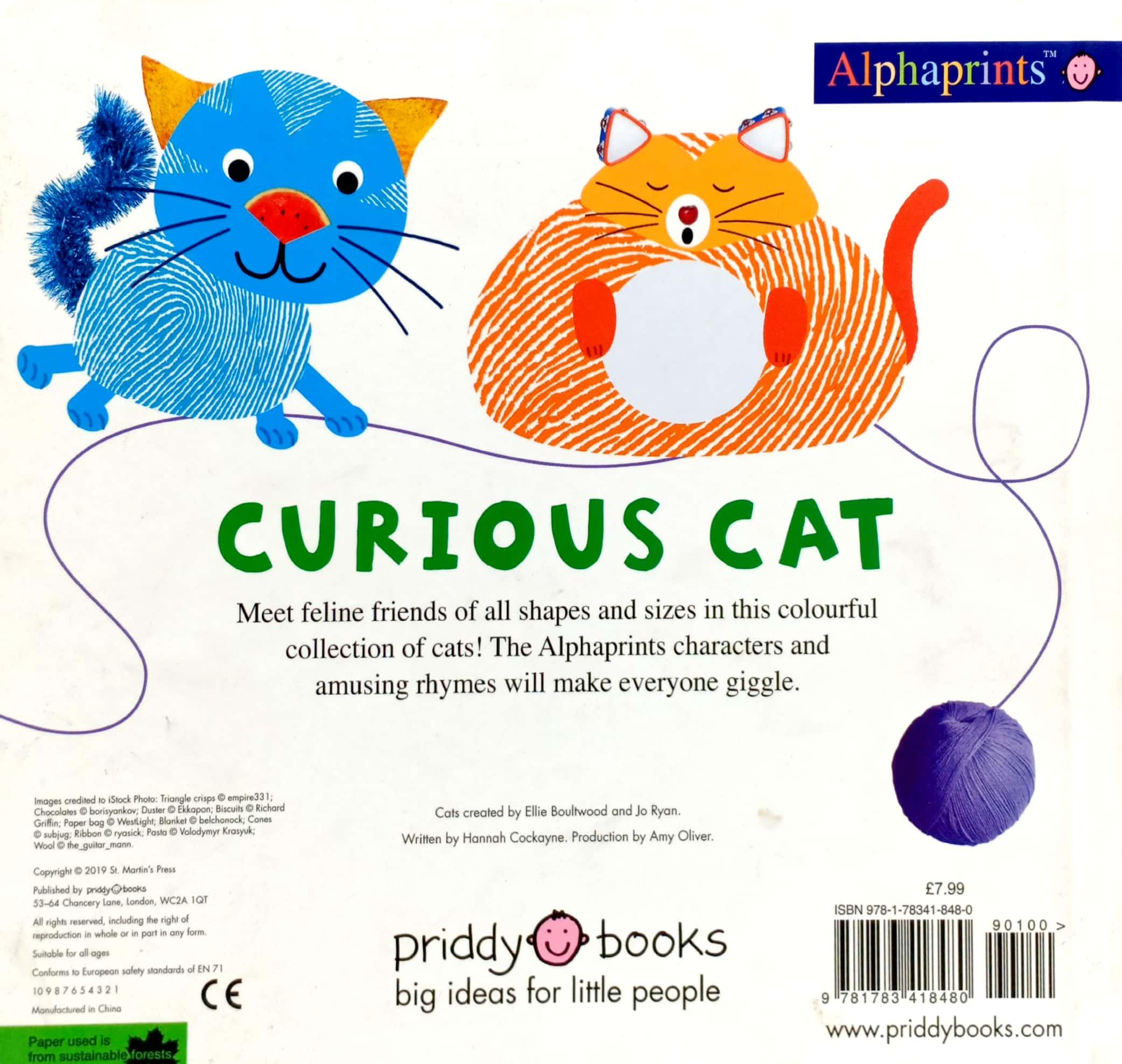 Alphaprints Curious Cat
