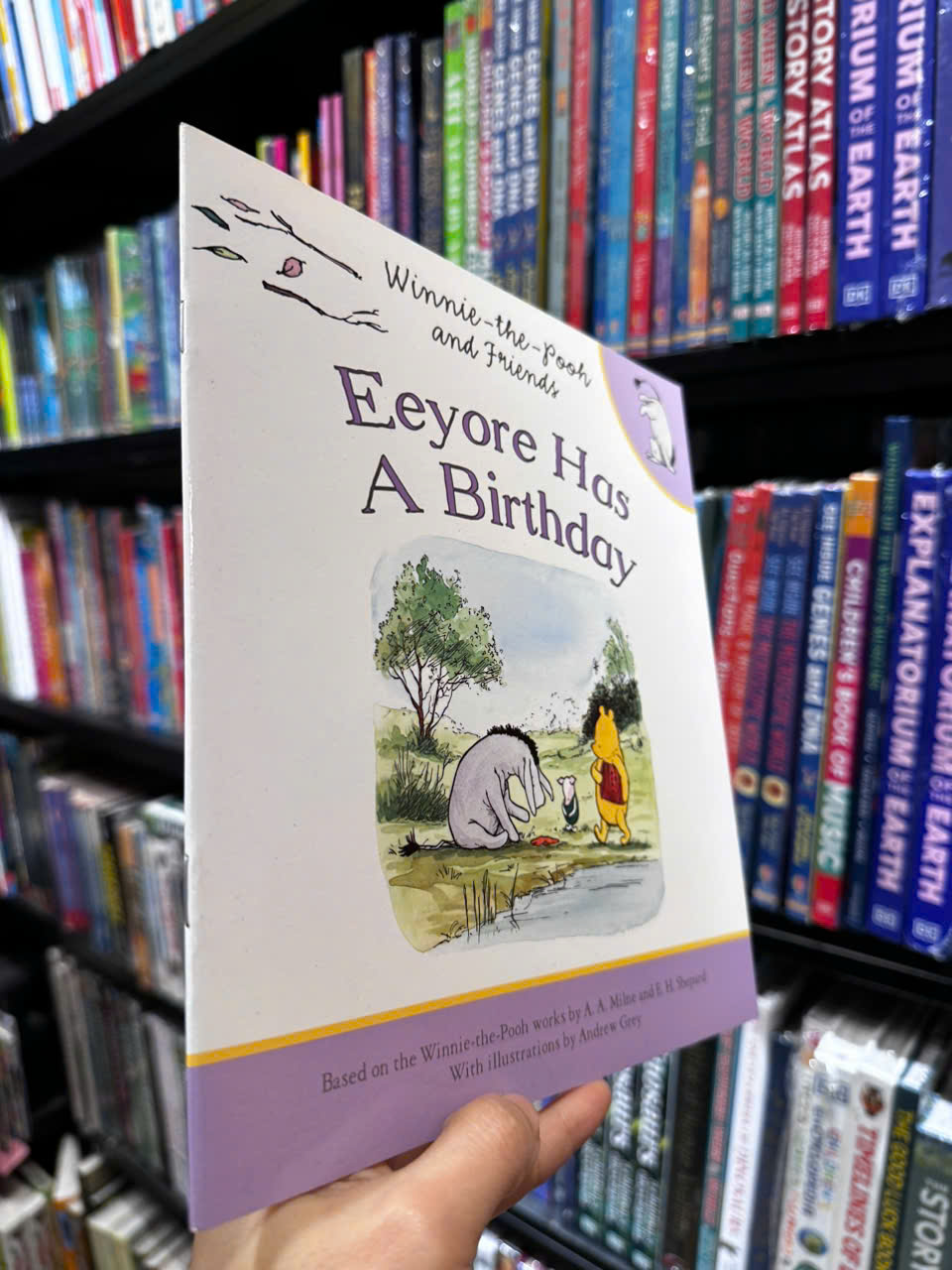 Sách - Eeyore Has A Birthday by A.A.Milne - Sách ngoại văn, sách thiếu nhi tiếng Anh, bìa mềm, nhập khẩu UK